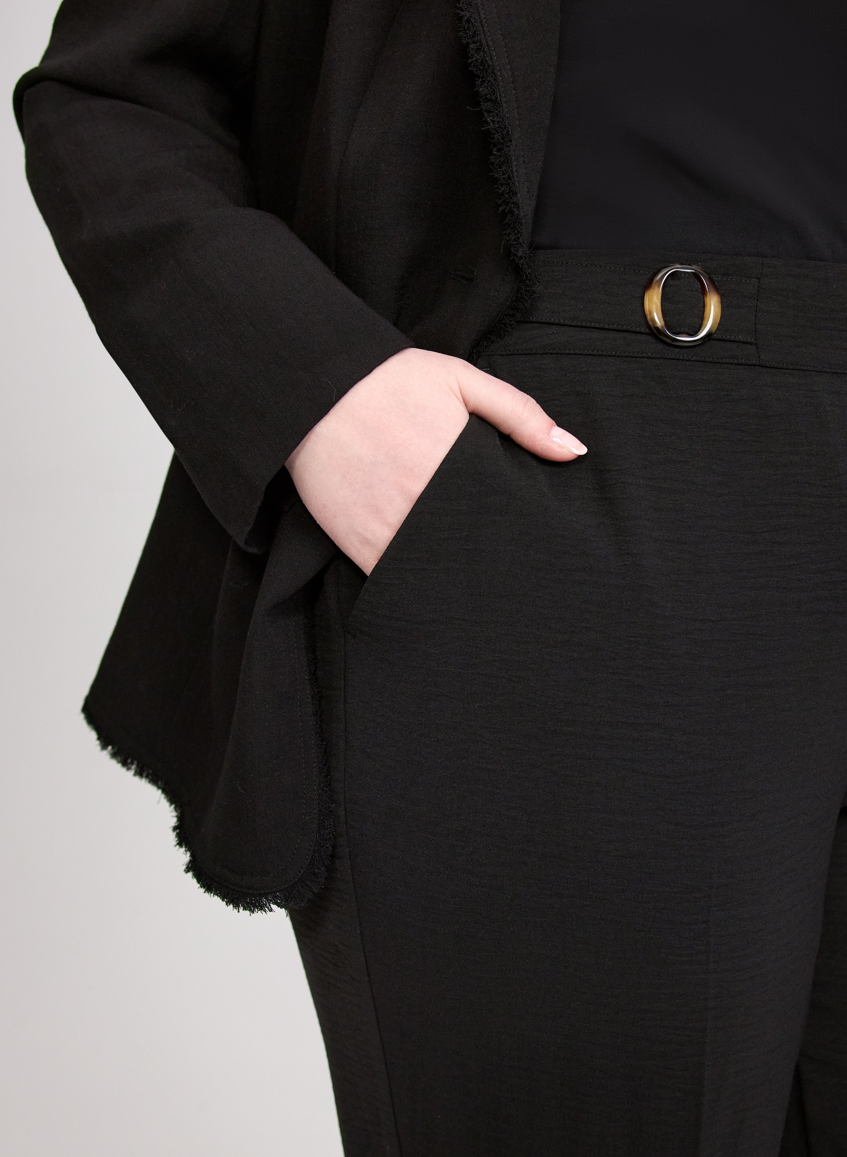 Ava Crinkle Straight-Leg Pants - Image 2