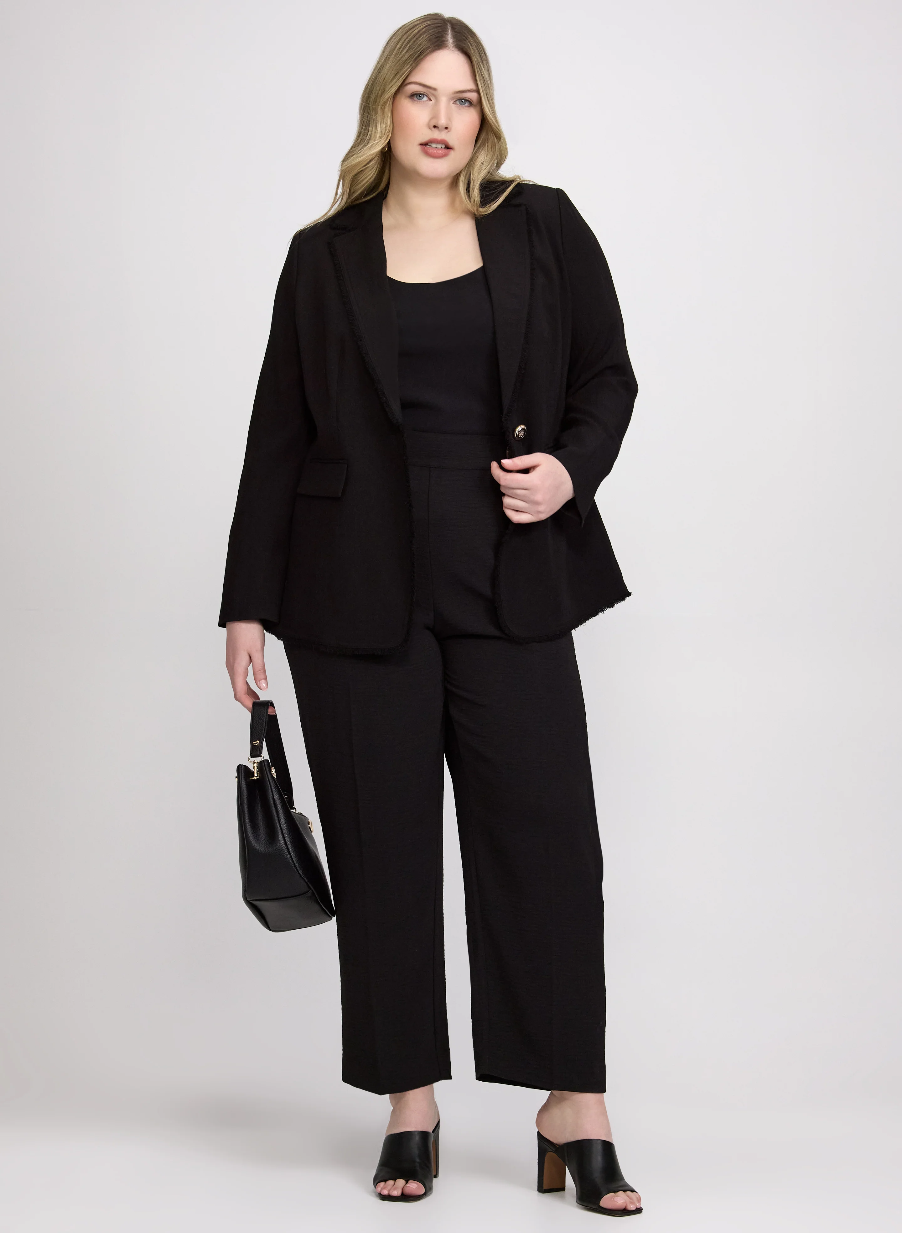 Ava Crinkle Straight-Leg Pants - Image 3
