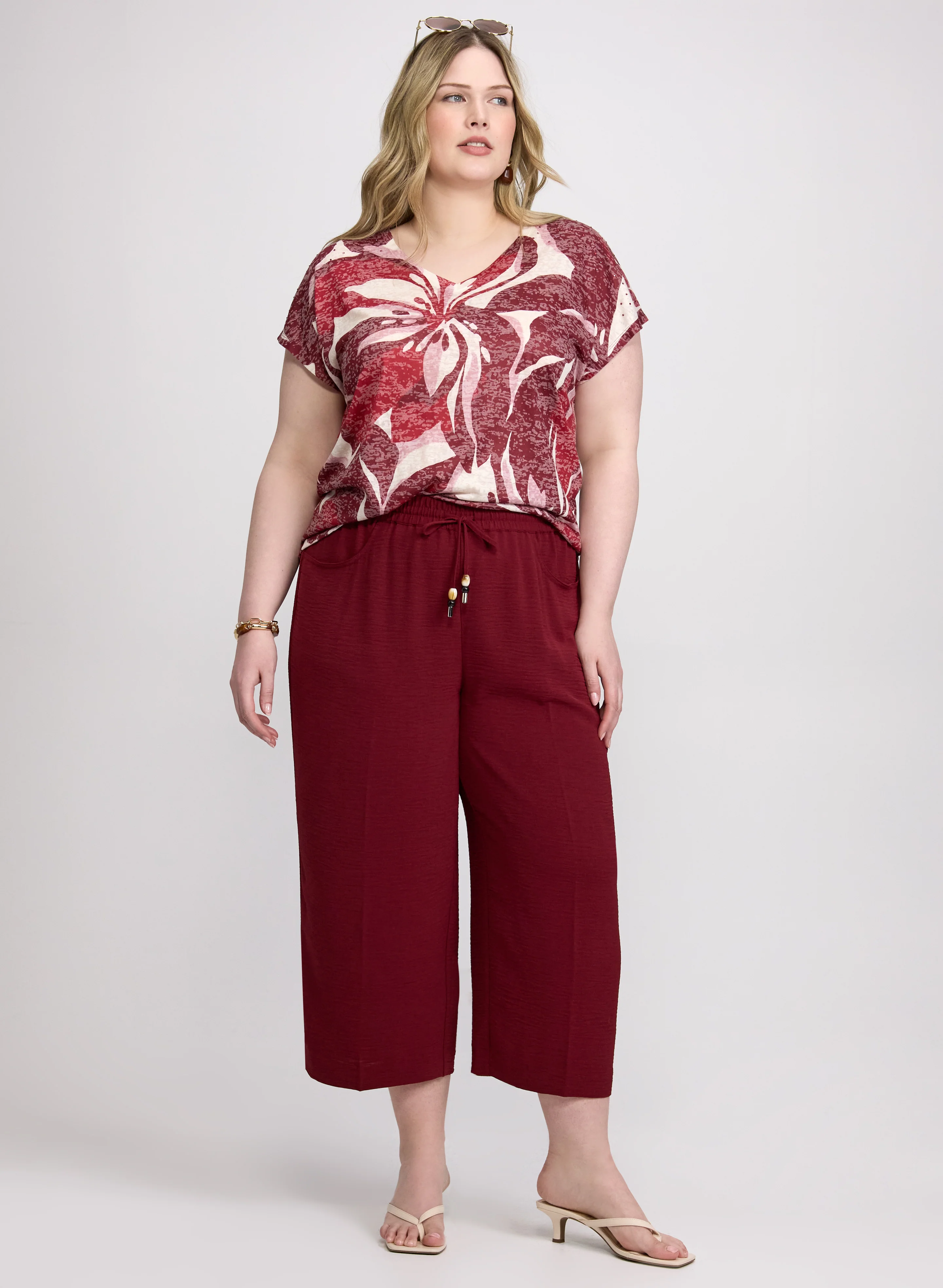 Crinkle Wide-Leg Pants - Image 3