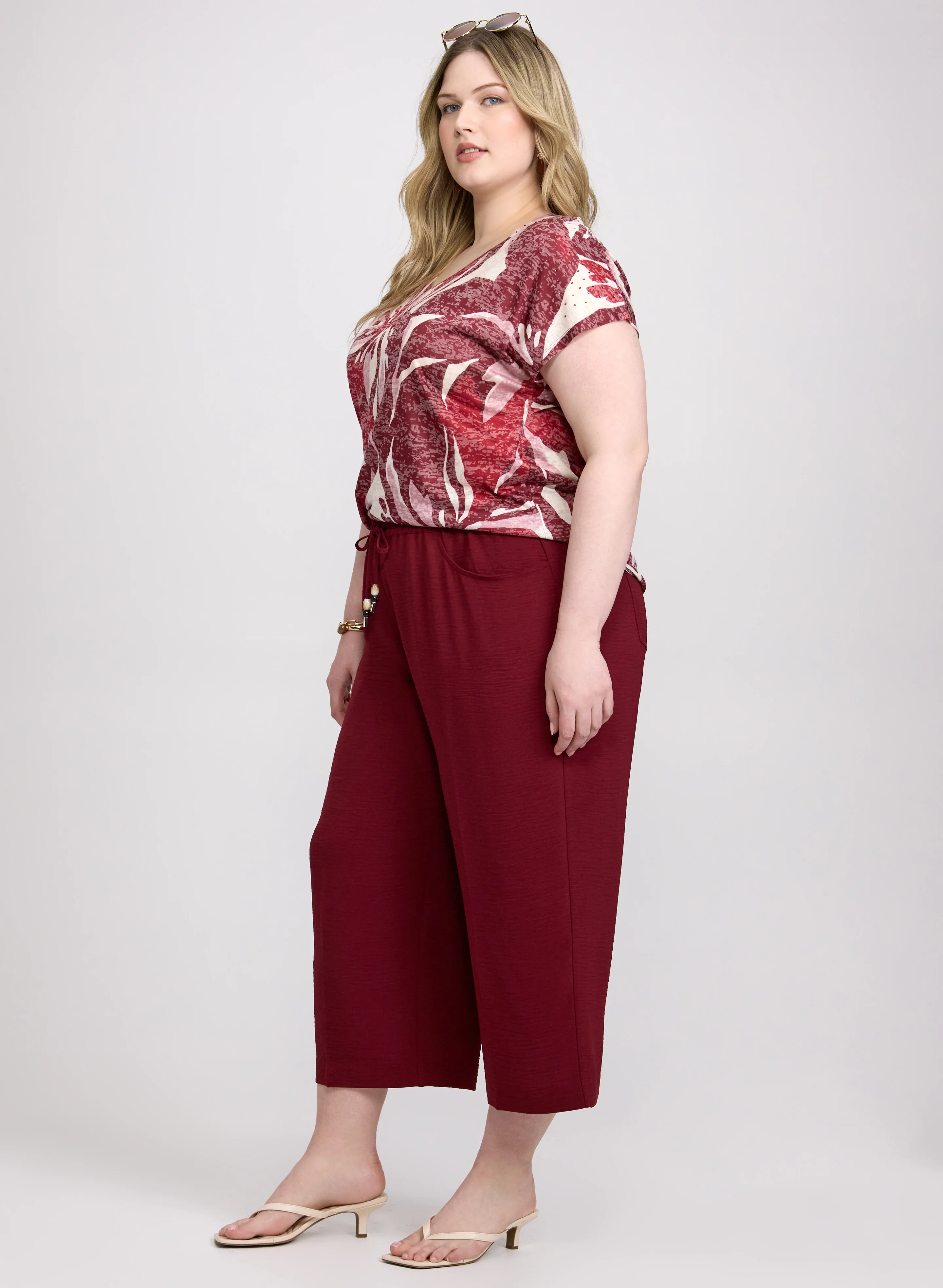 Crinkle Wide-Leg Pants - Image 5