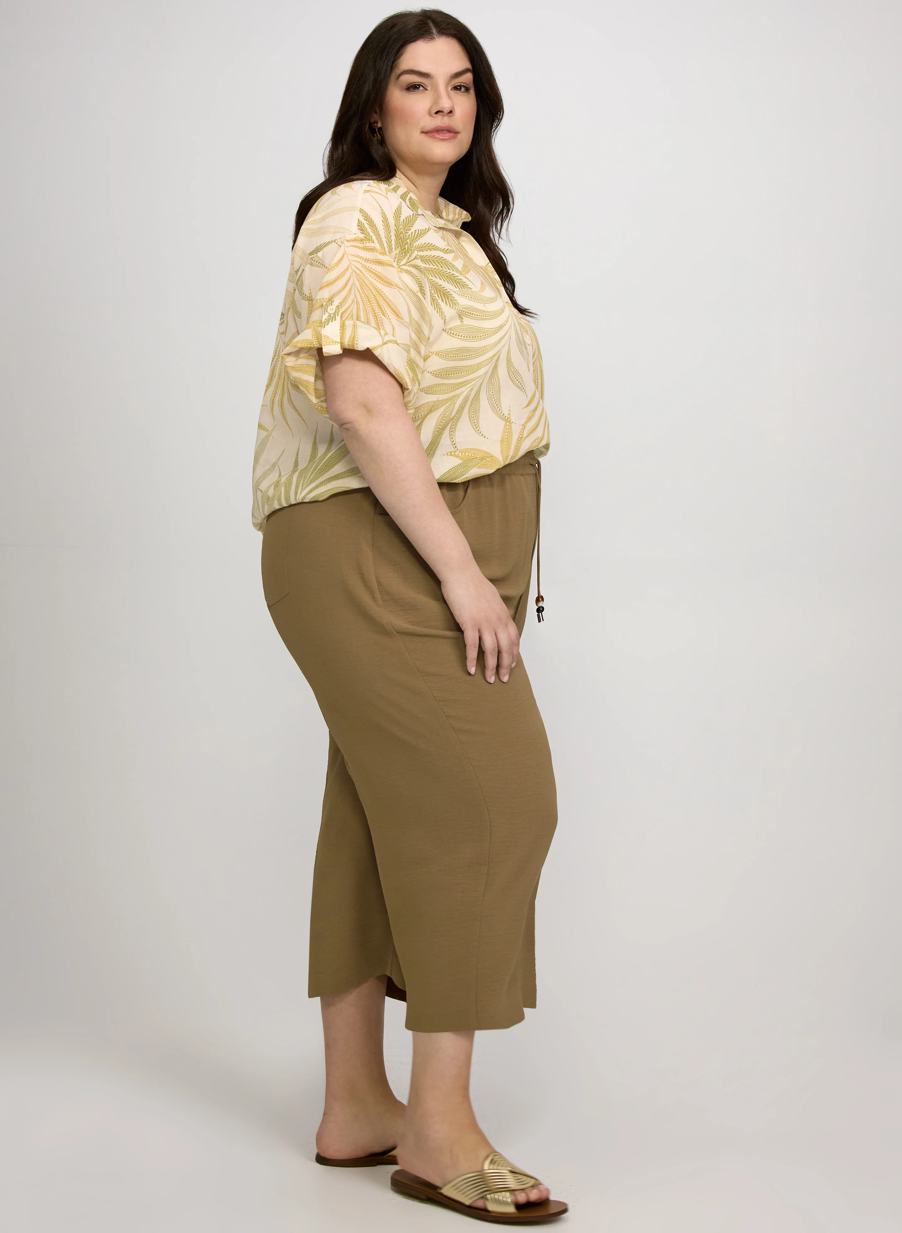 Crinkle Wide-Leg Pants - Image 5