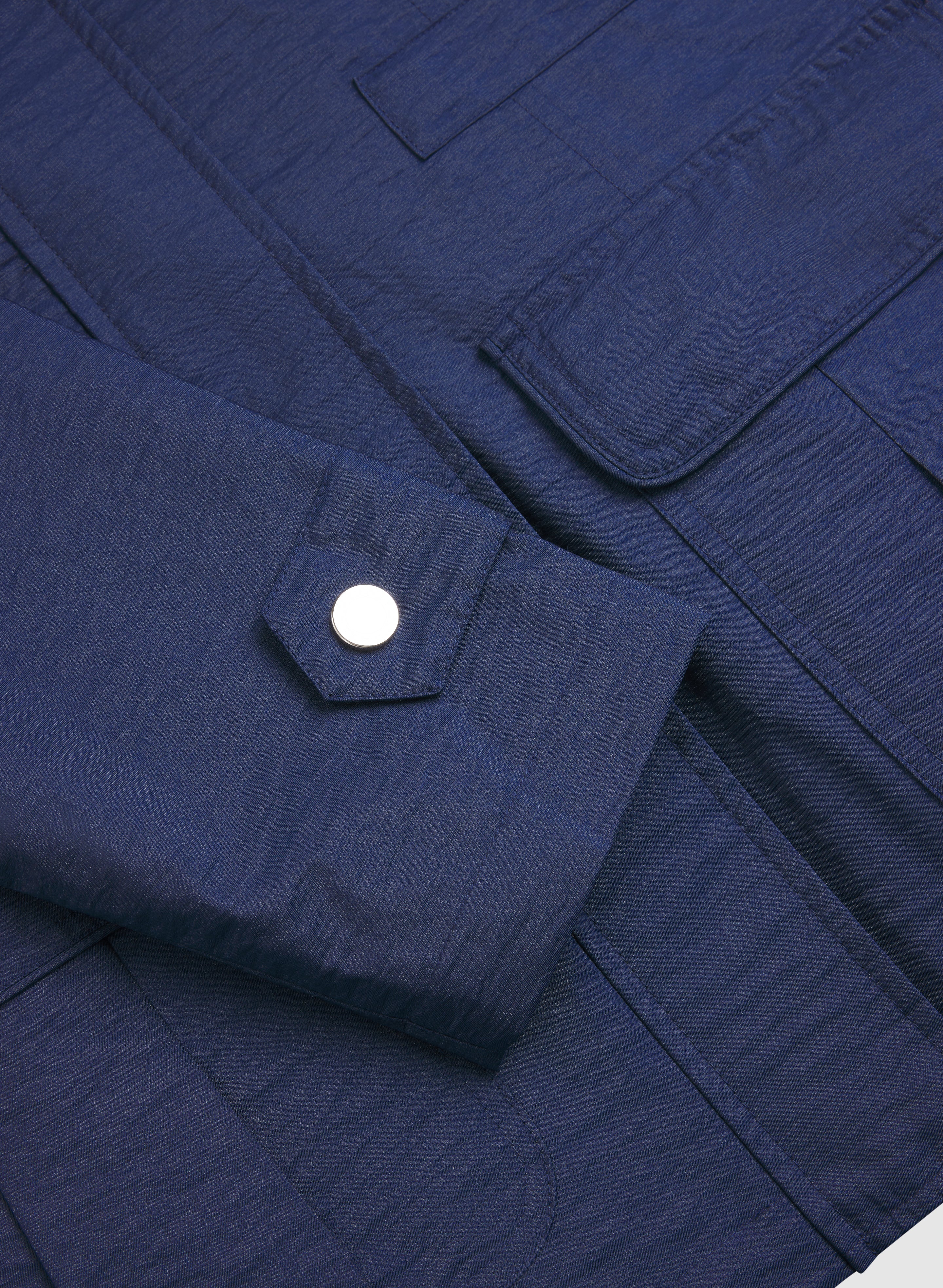 Crinkle Zip Rain Coat - Image 7