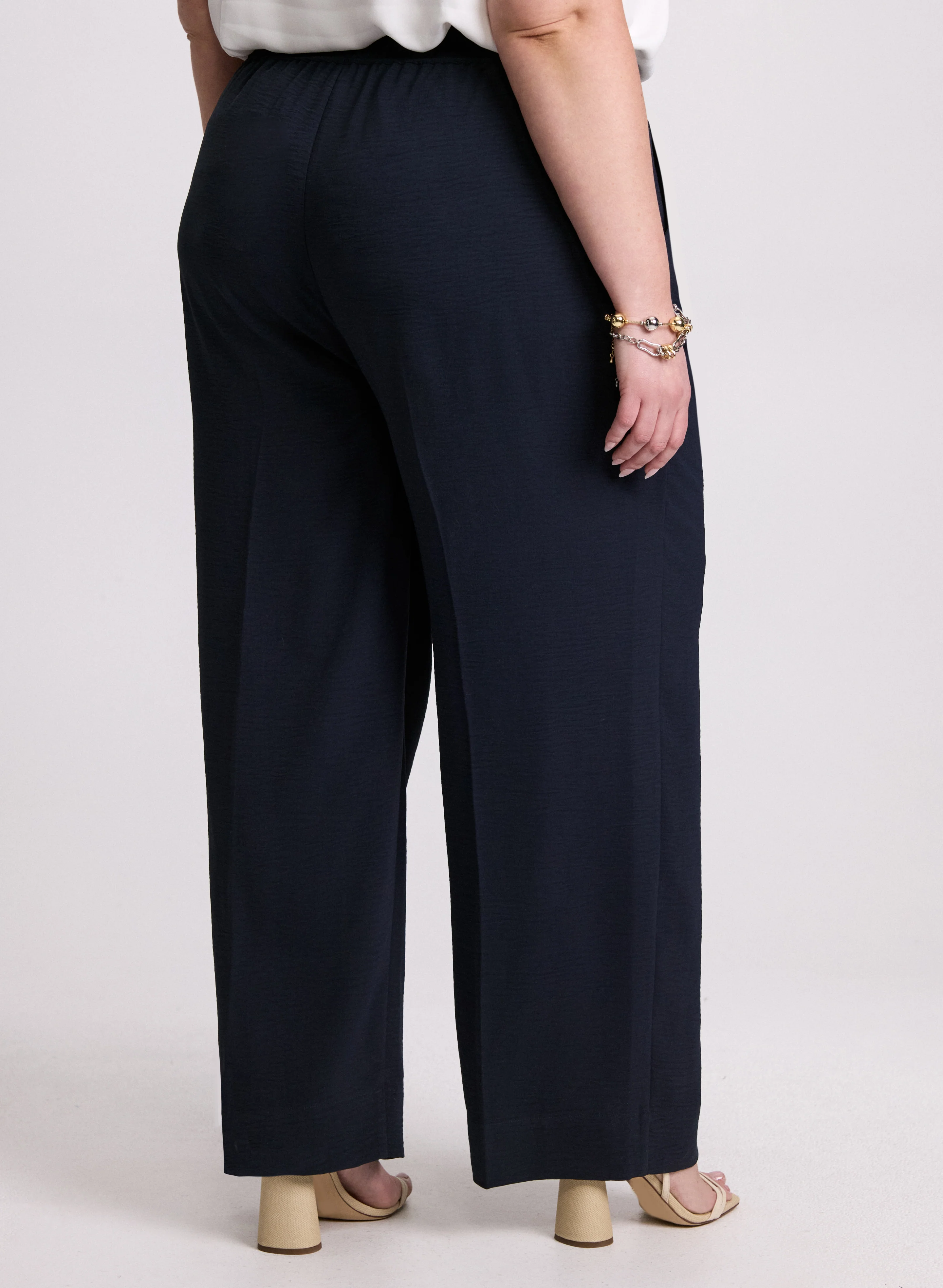 Crinkled Wide-Leg Pants - Image 2