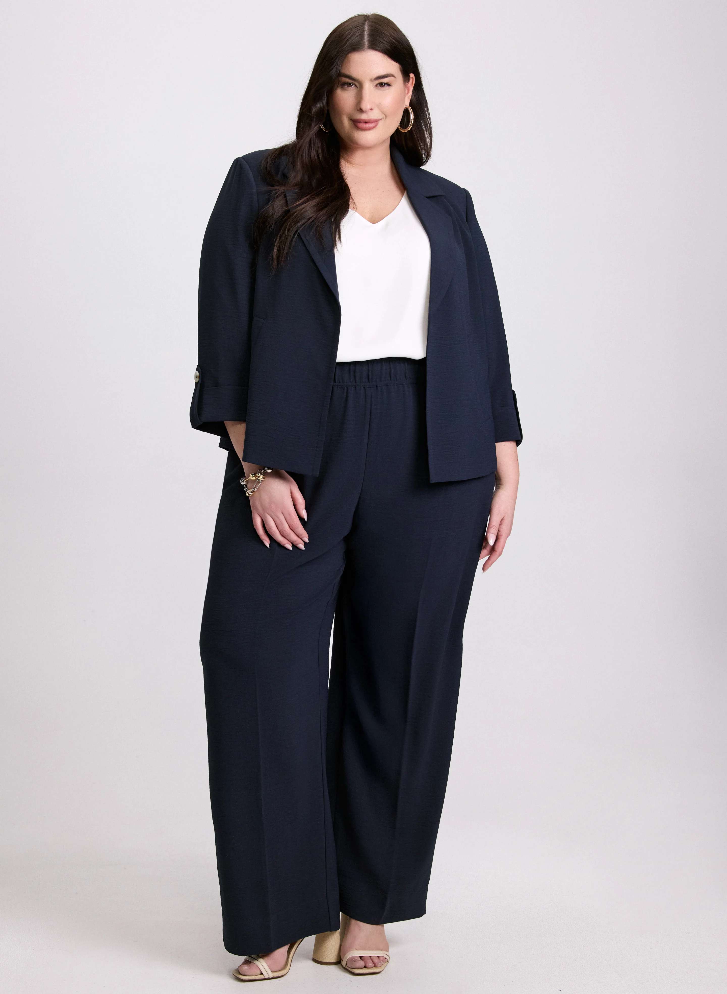 Crinkled Wide-Leg Pants - Image 4