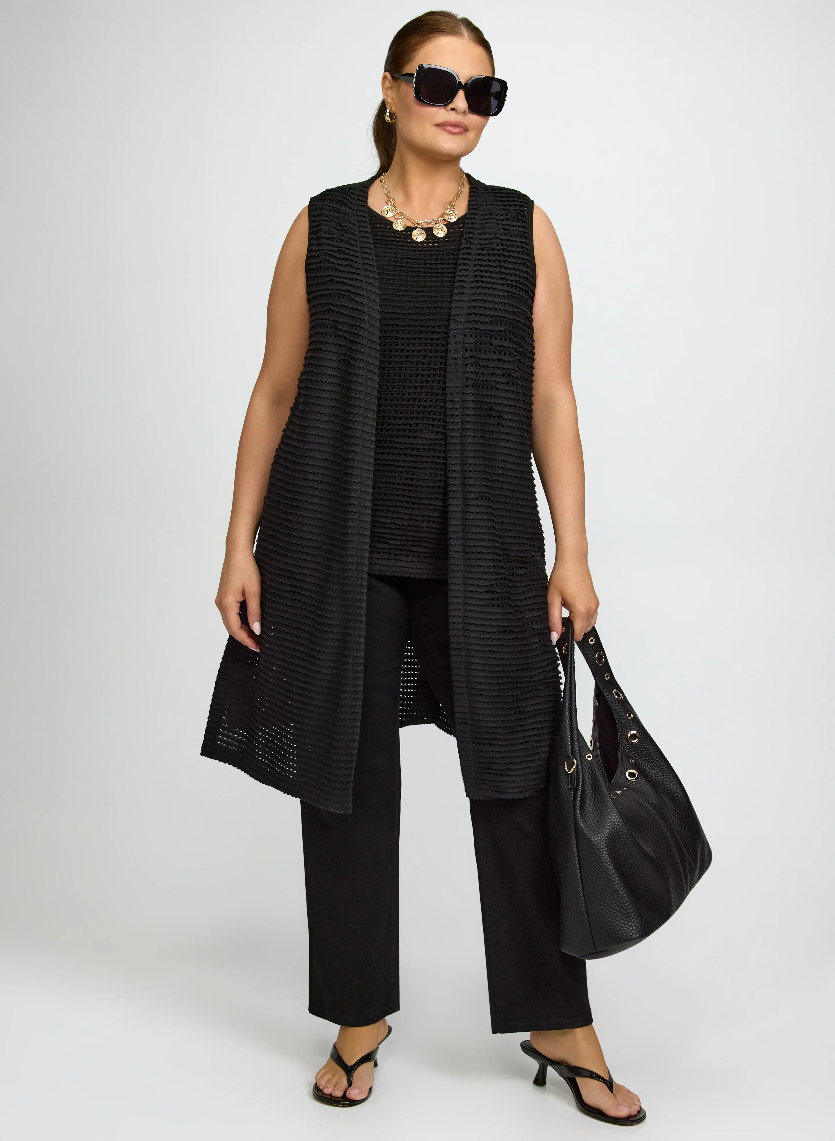 Crochet Sweater Vest - Image 3