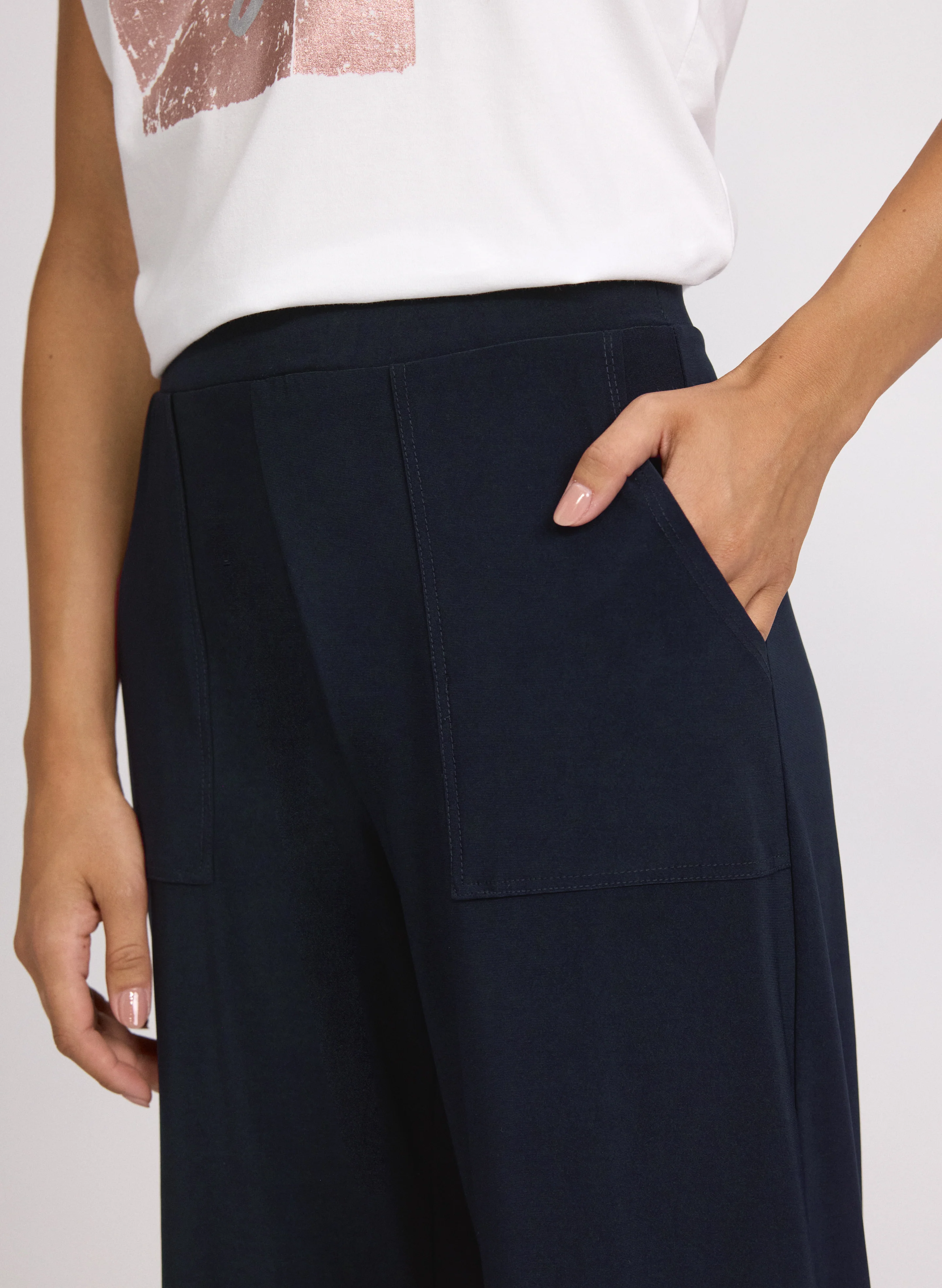 Compli K - Cropped Pull-On Pants - Image 2