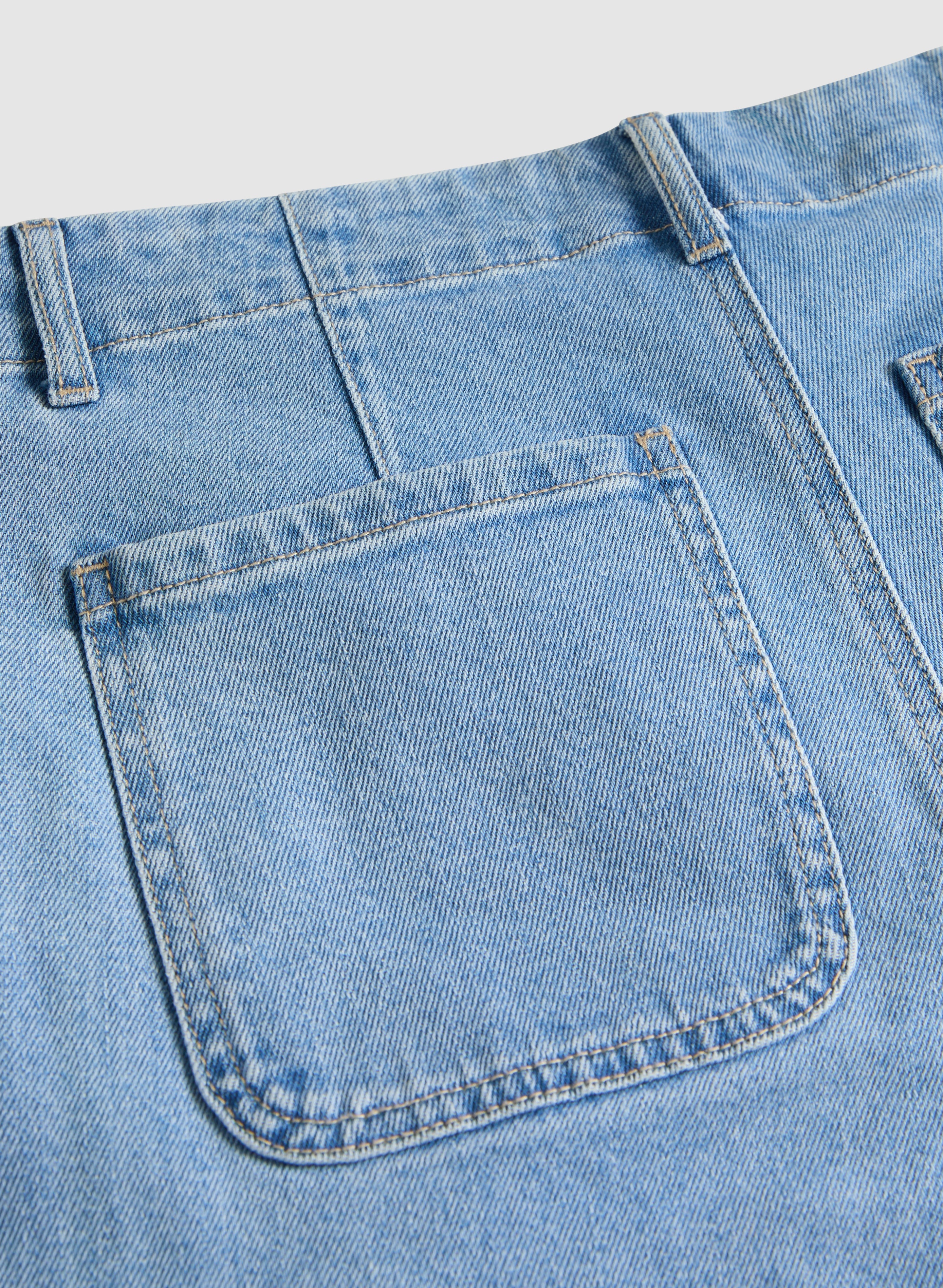Cropped Wide-Leg Jeans - Image 8