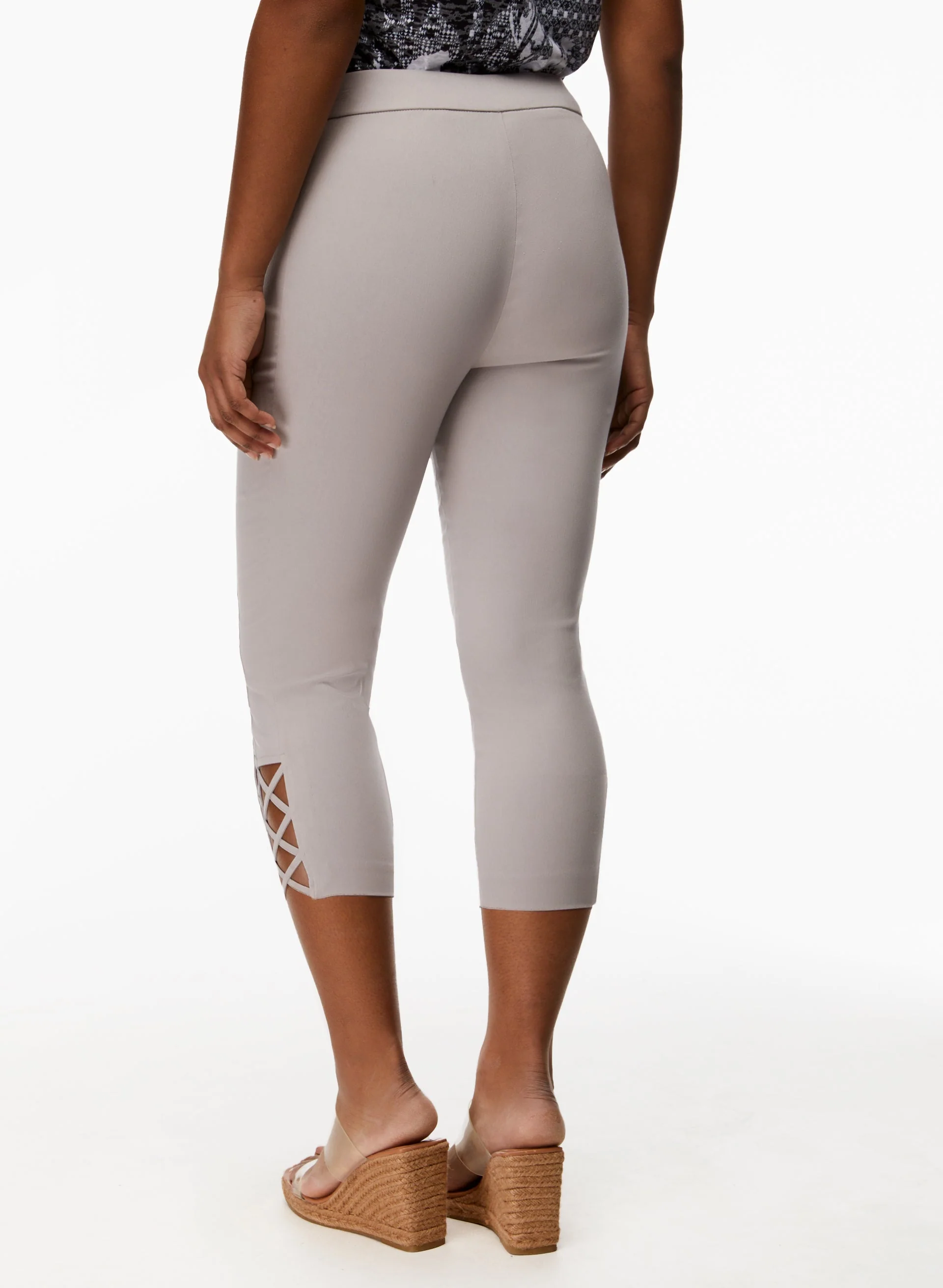 Cross Detail Capris - Image 2