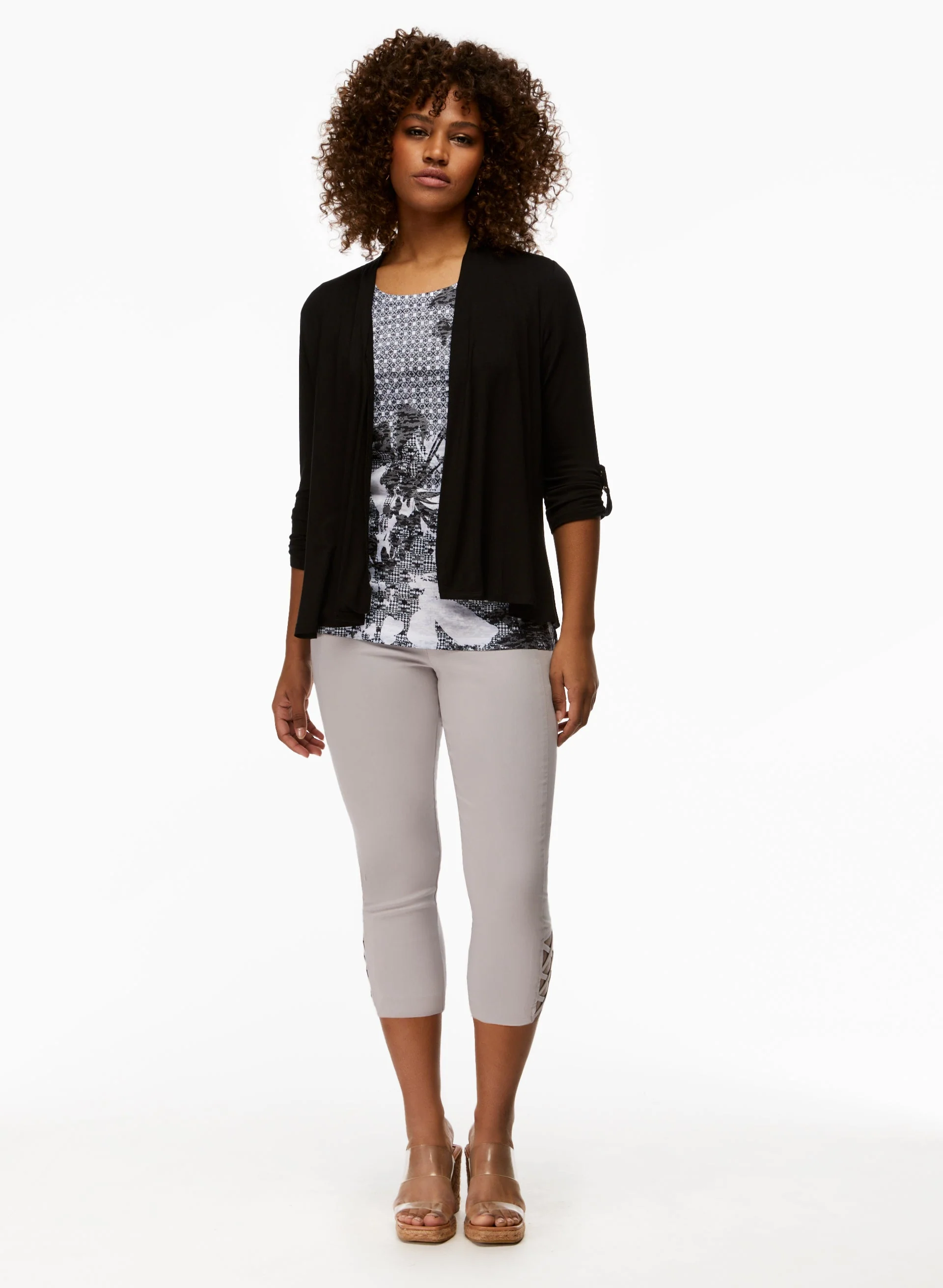 Cross Detail Capris - Image 3