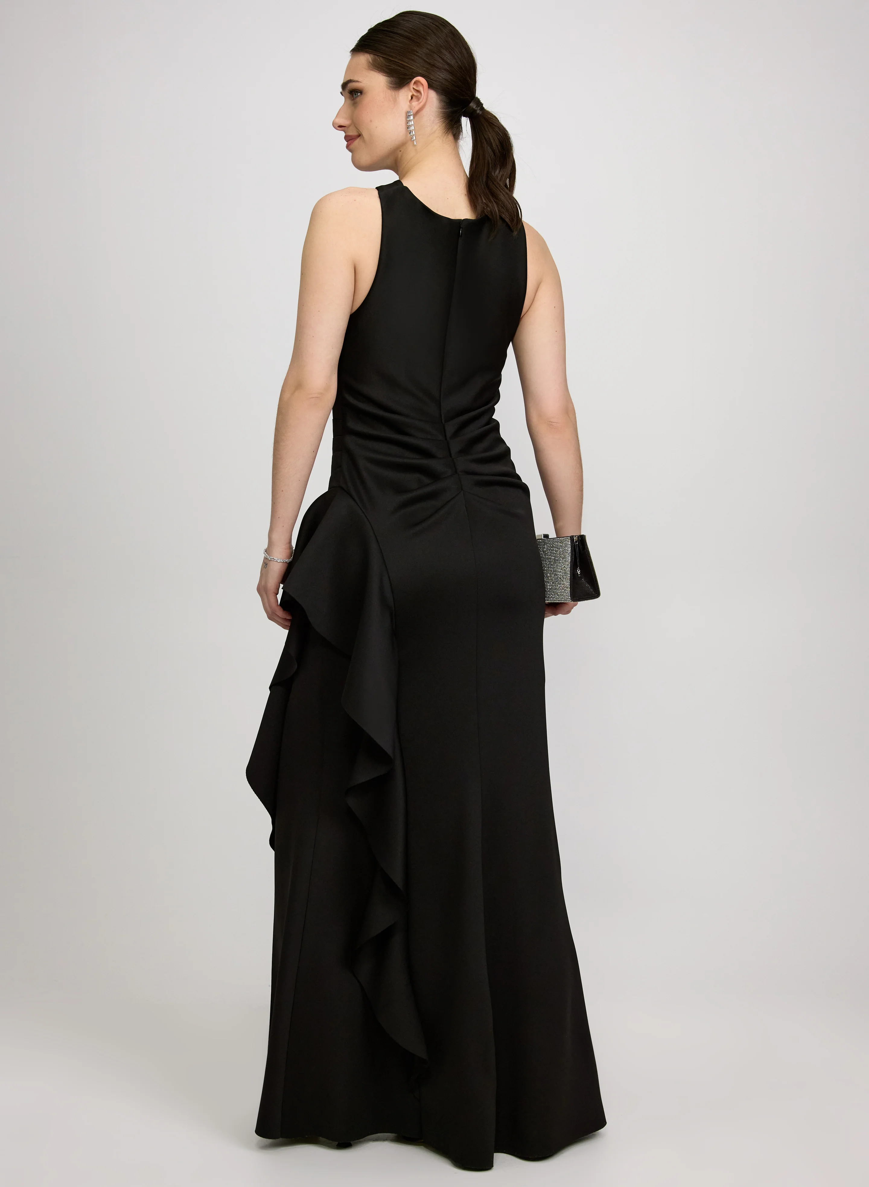 Crossover Halter Neck Dress - Image 4