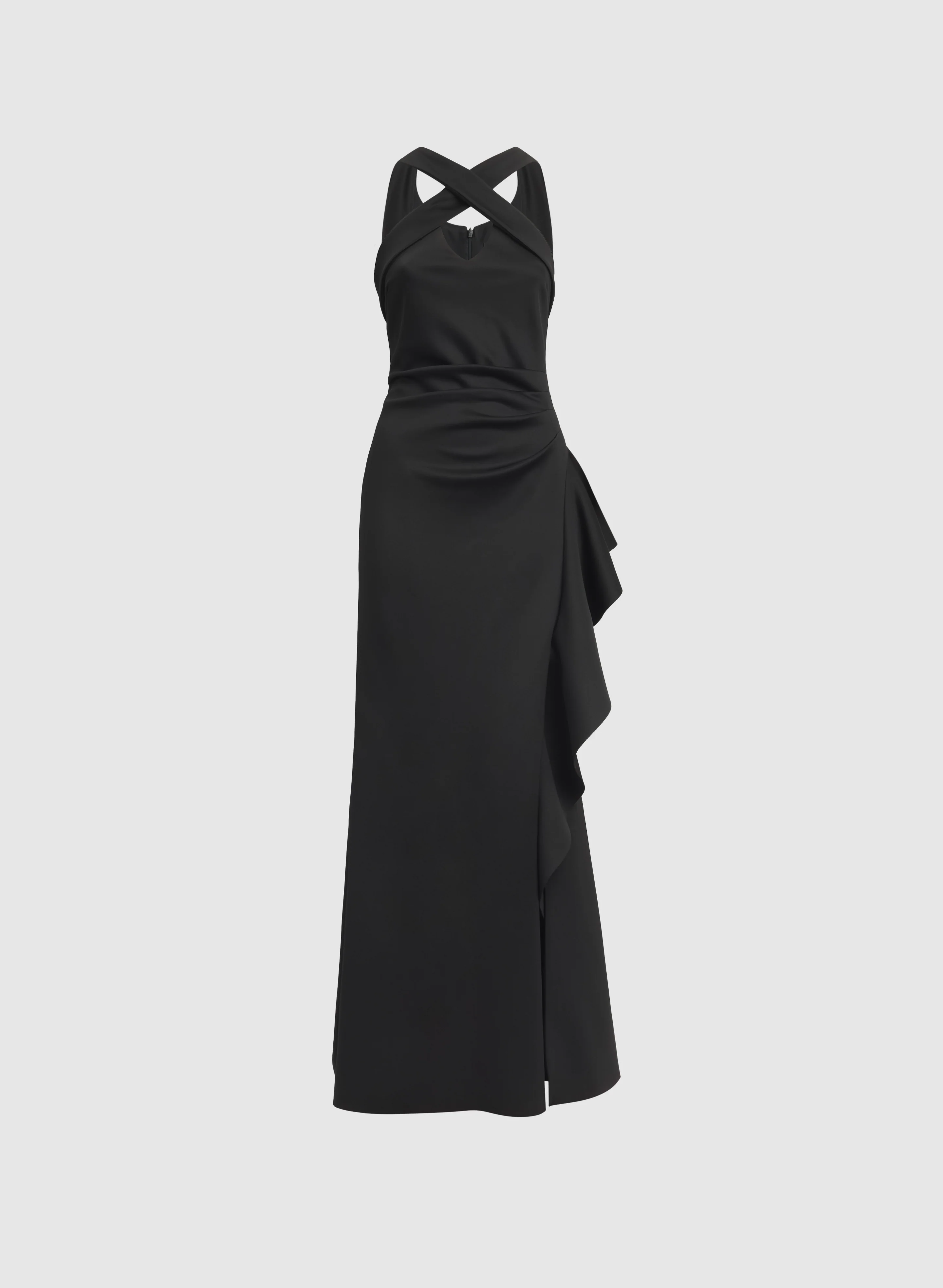 Crossover Halter Neck Dress - Image 6