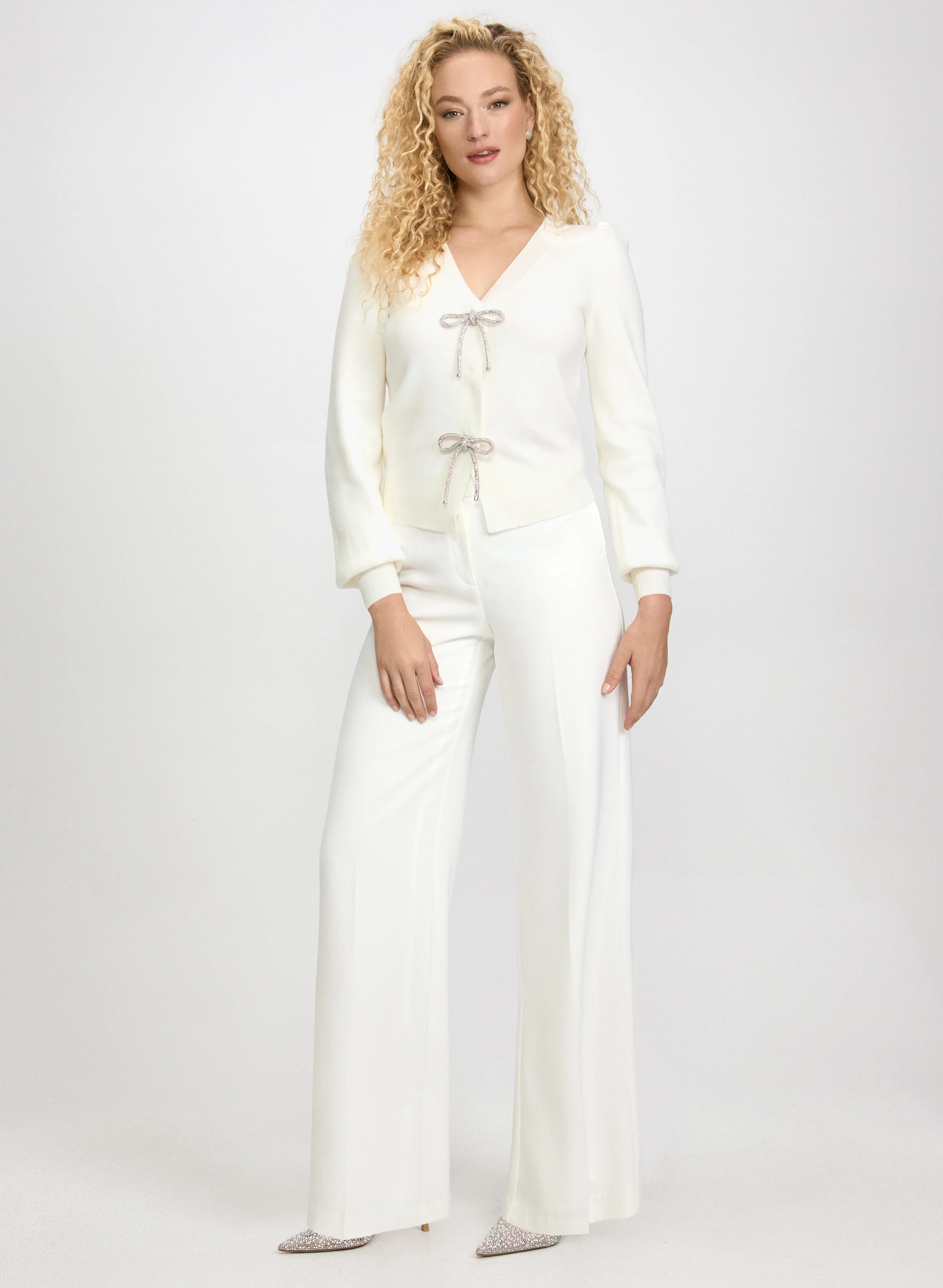 Crystal Bow Cardigan - Image 4