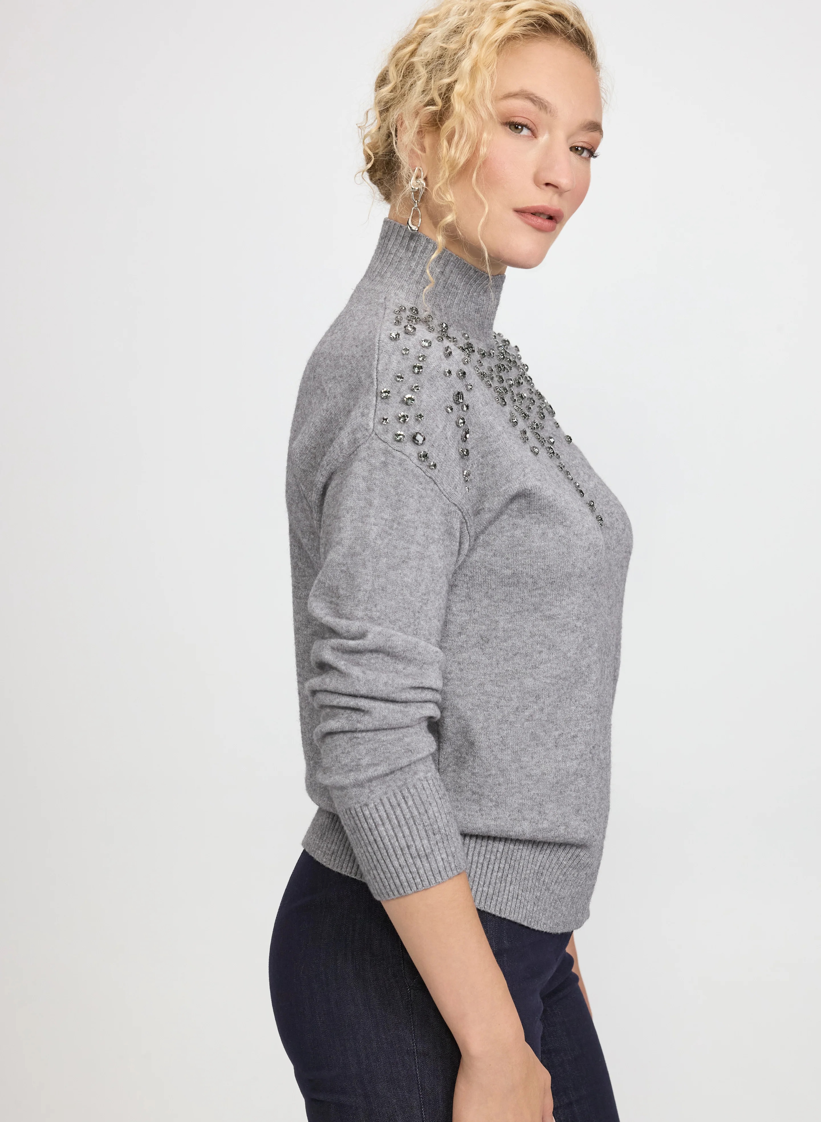 Crystal Embellished Sweater - Image 4