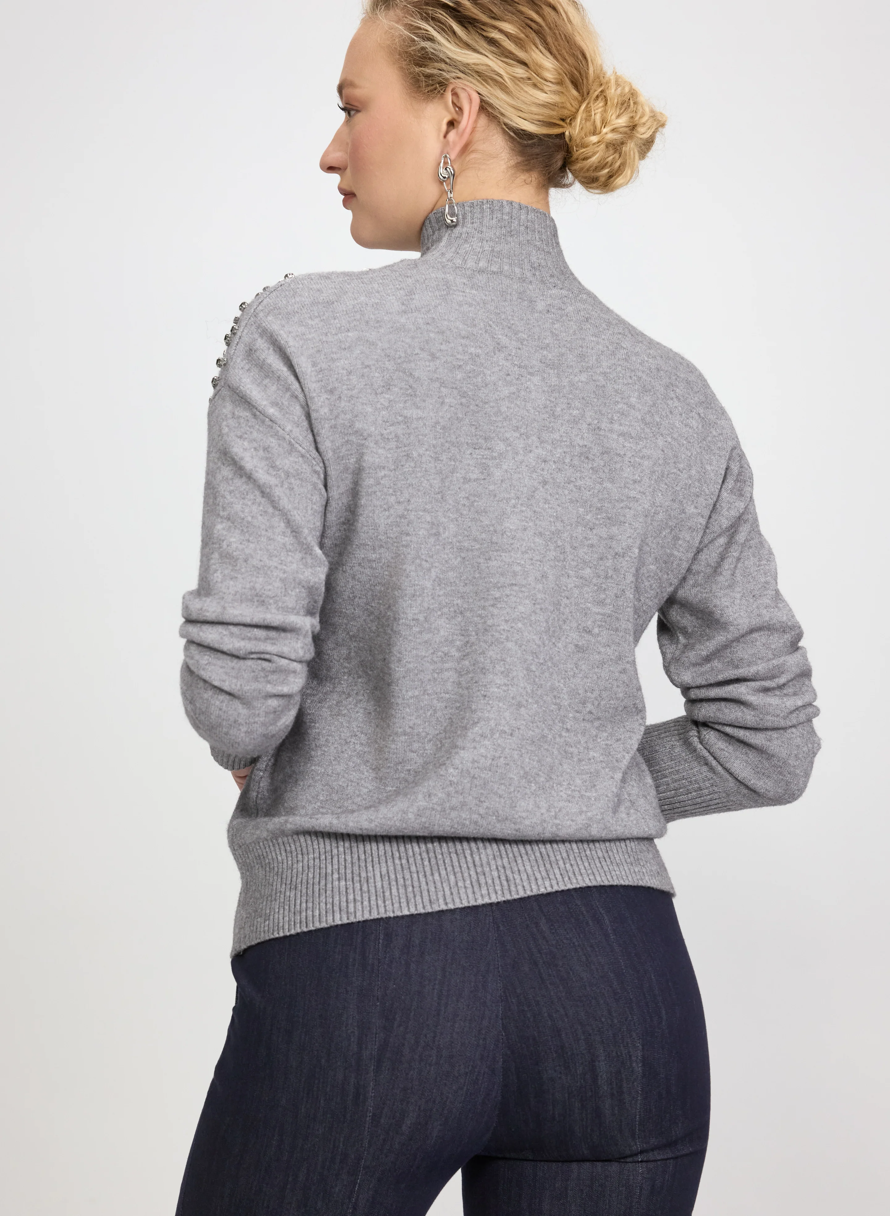Crystal Embellished Sweater - Image 5