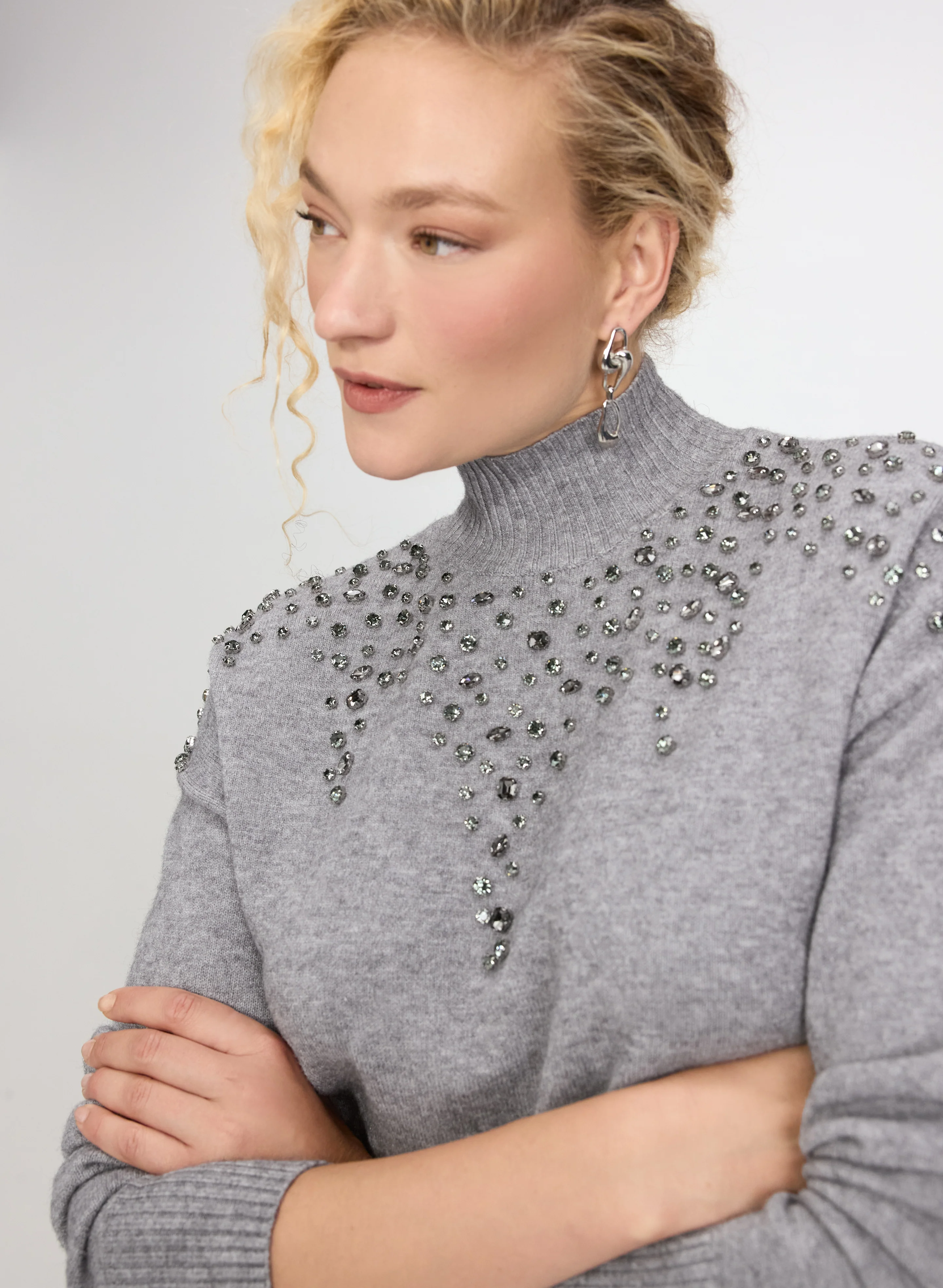 Crystal Embellished Sweater - Image 6