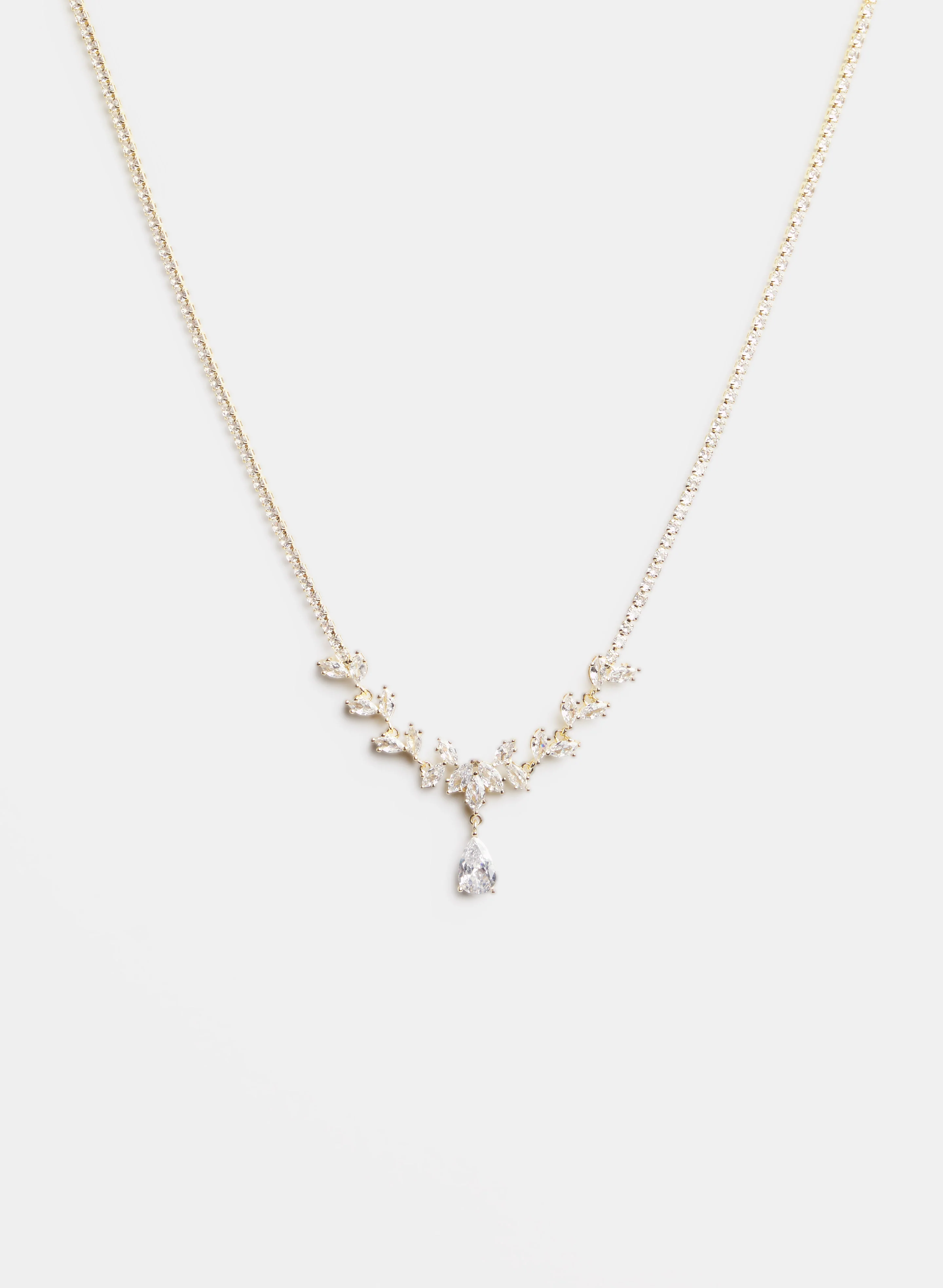 Crystal Foliage Necklace