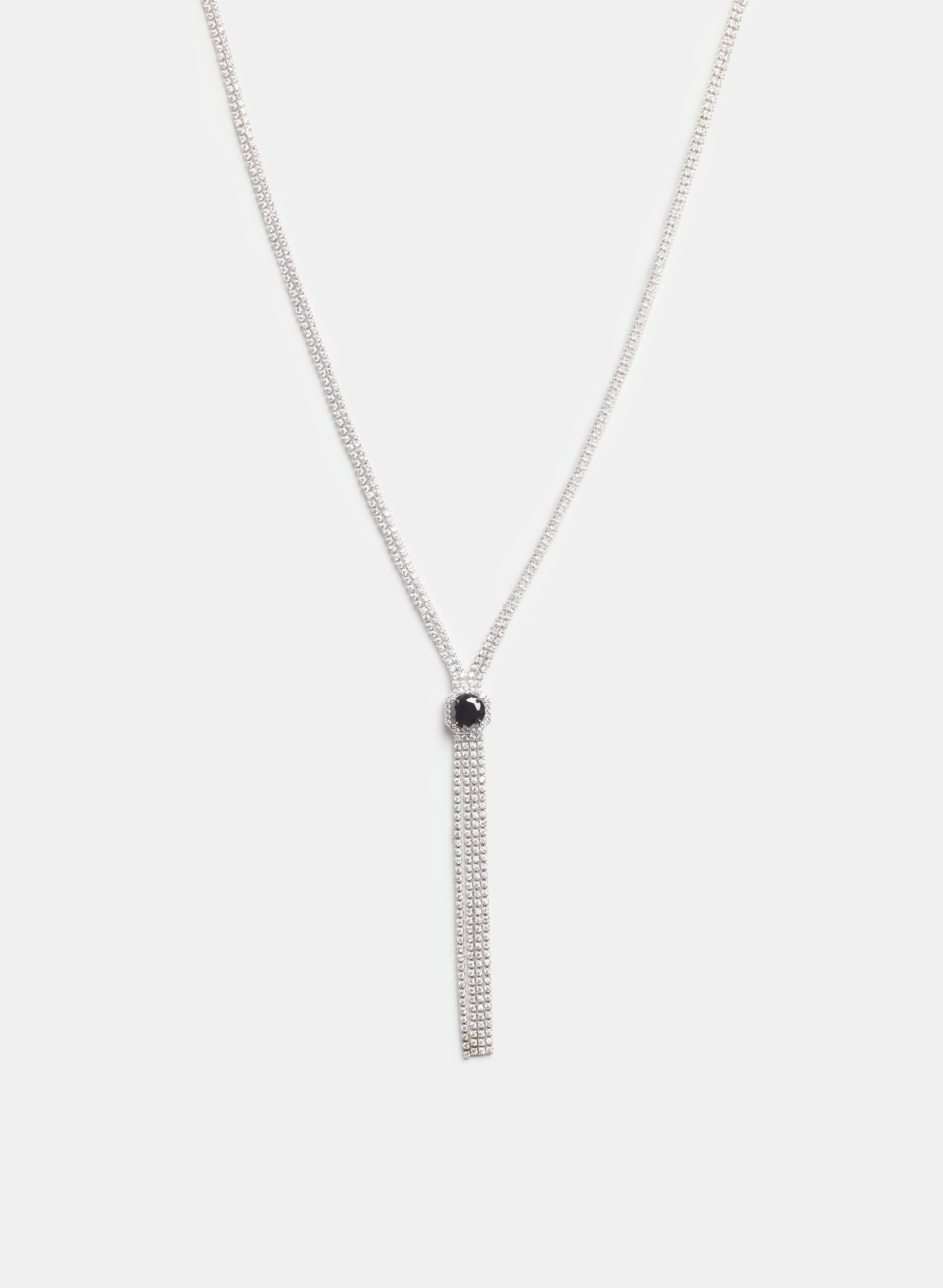 Crystal Y Necklace