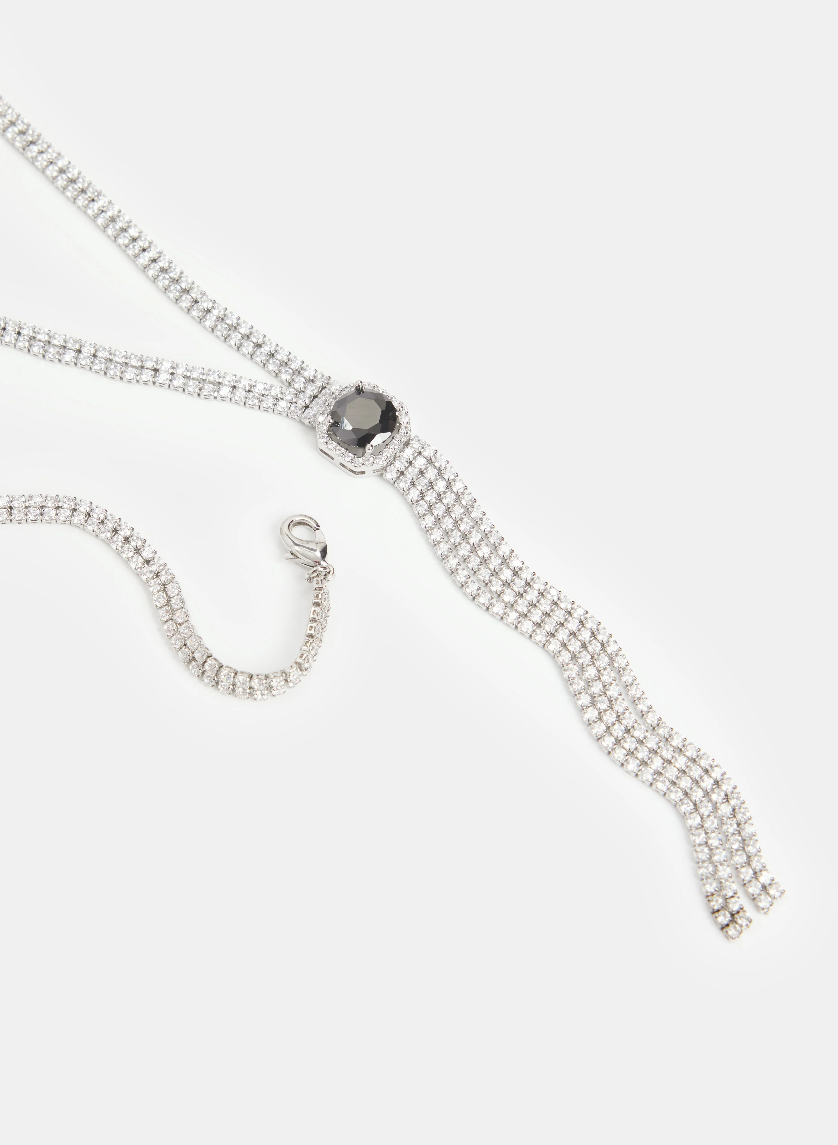 Crystal Y Necklace - Image 2