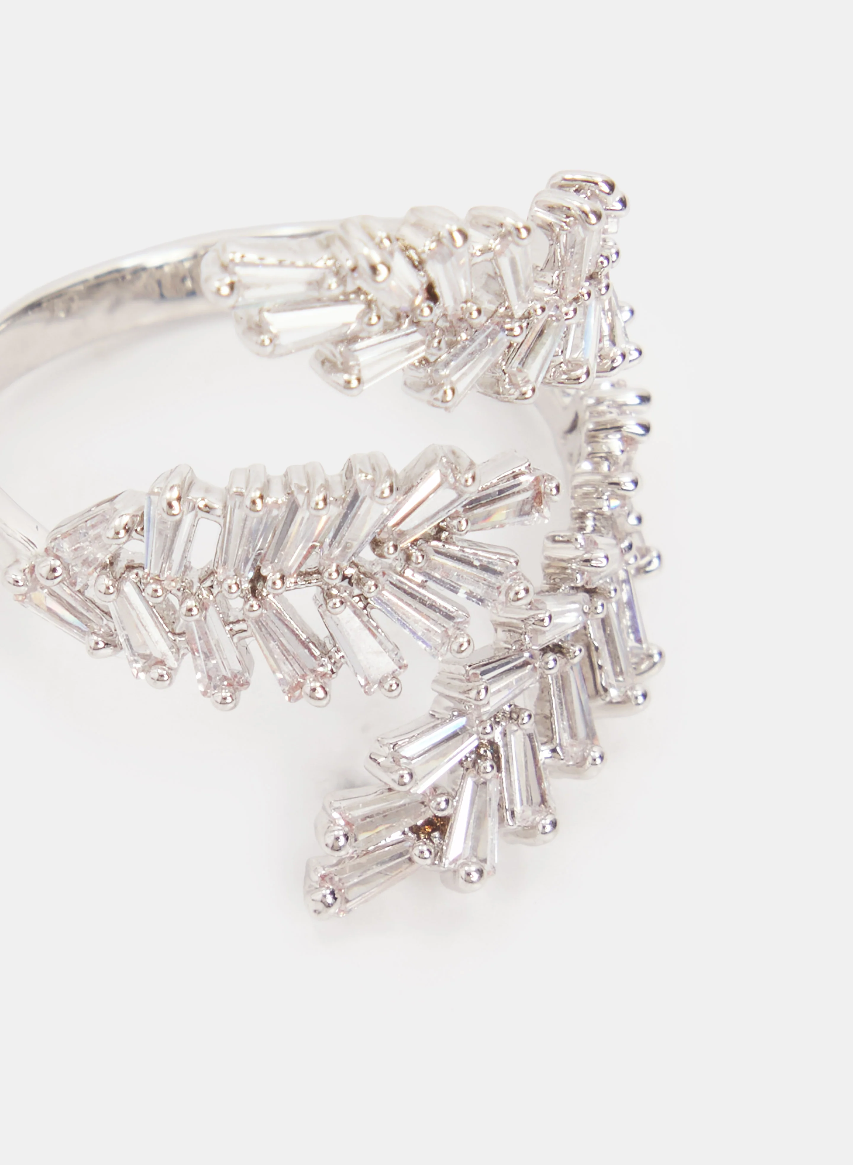 Cubic Zirconia Baguettes Ring - Image 3