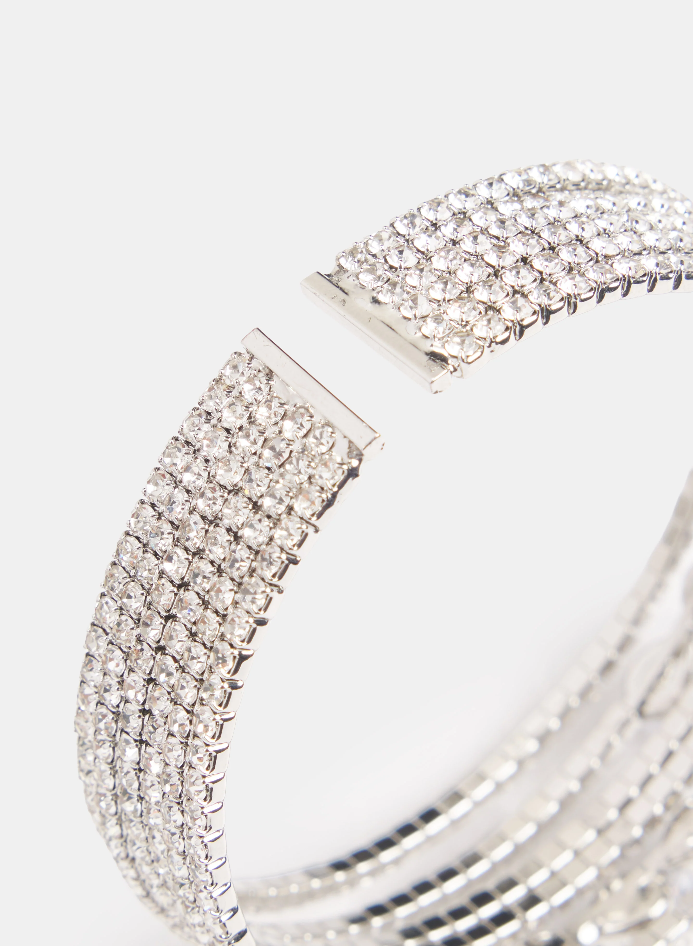 Cubic Zirconia Cuff Bracelet - Image 3