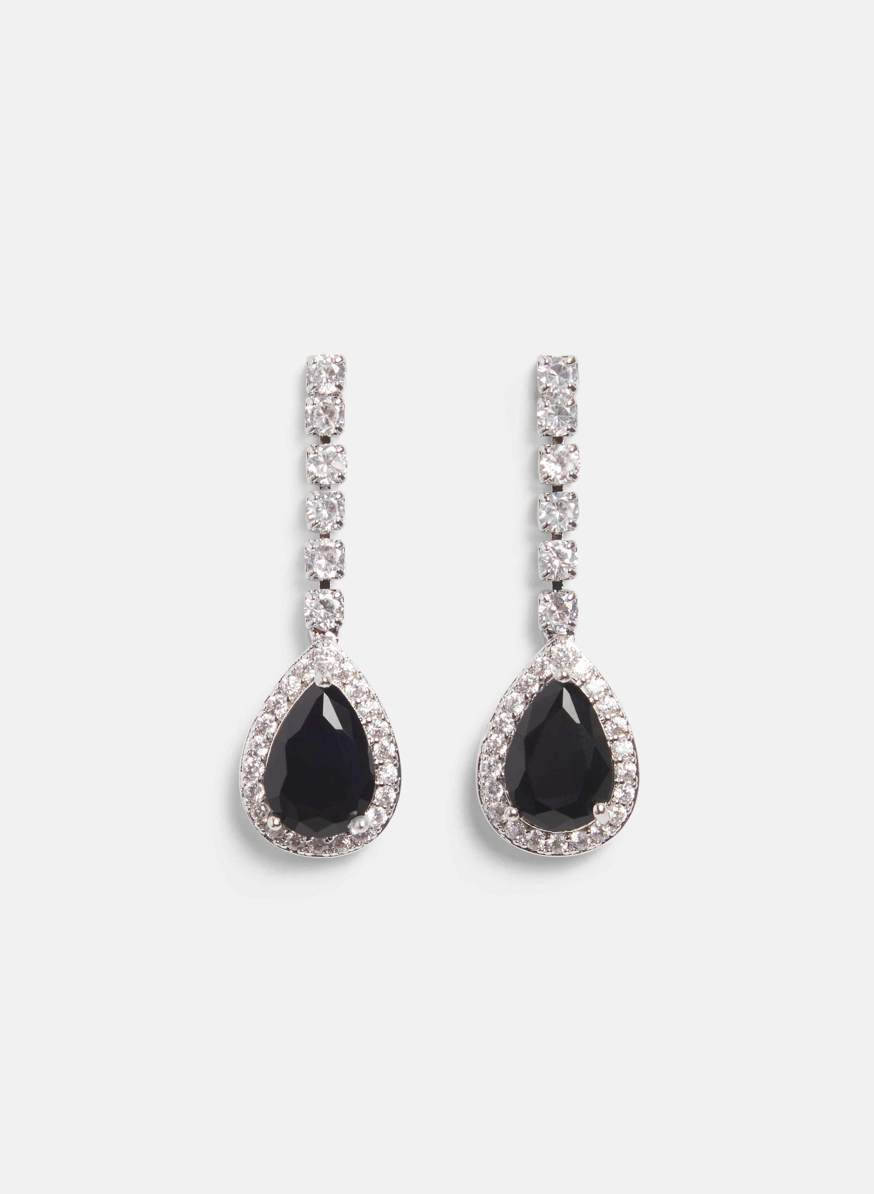 Cubic Zirconia Drop Earrings