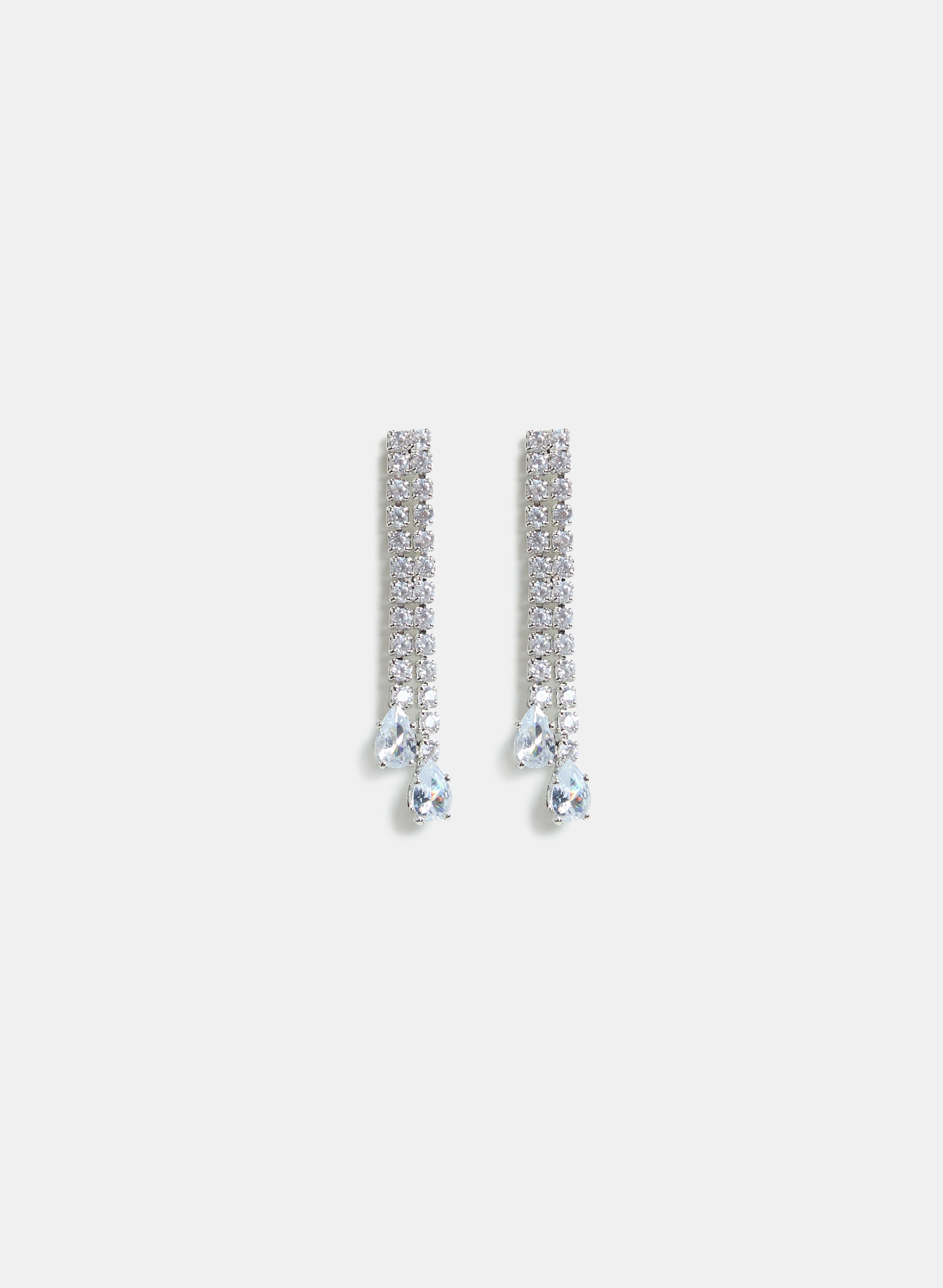 Cubic Zirconia Drop Earrings