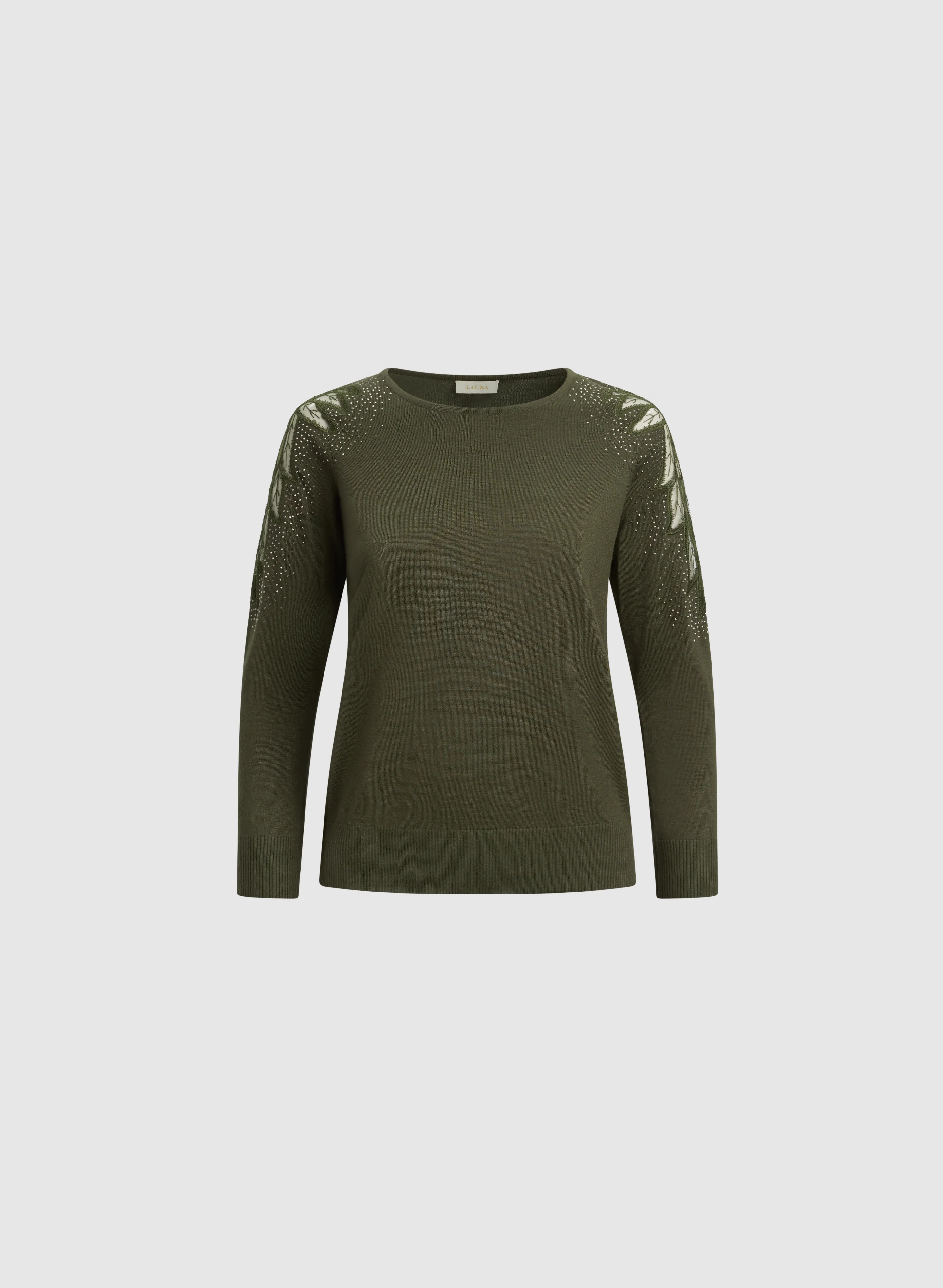 Cut-Out Foliage Sweater - Image 6