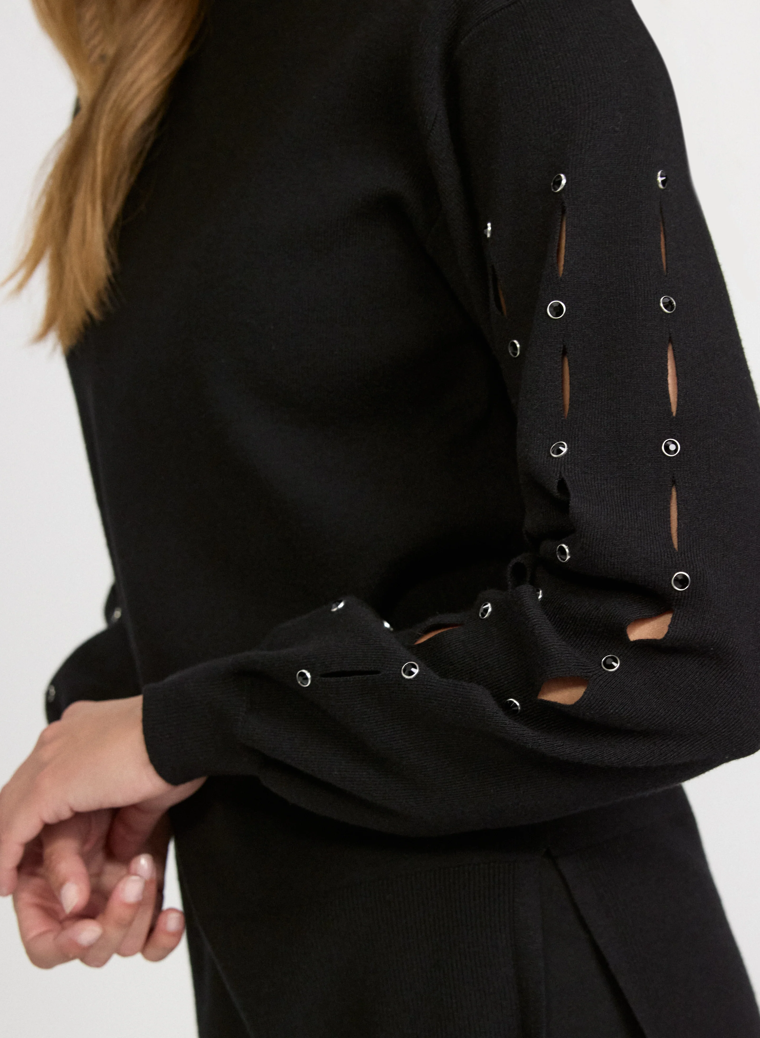 Cut-Out Sleeve Sweater - Image 5