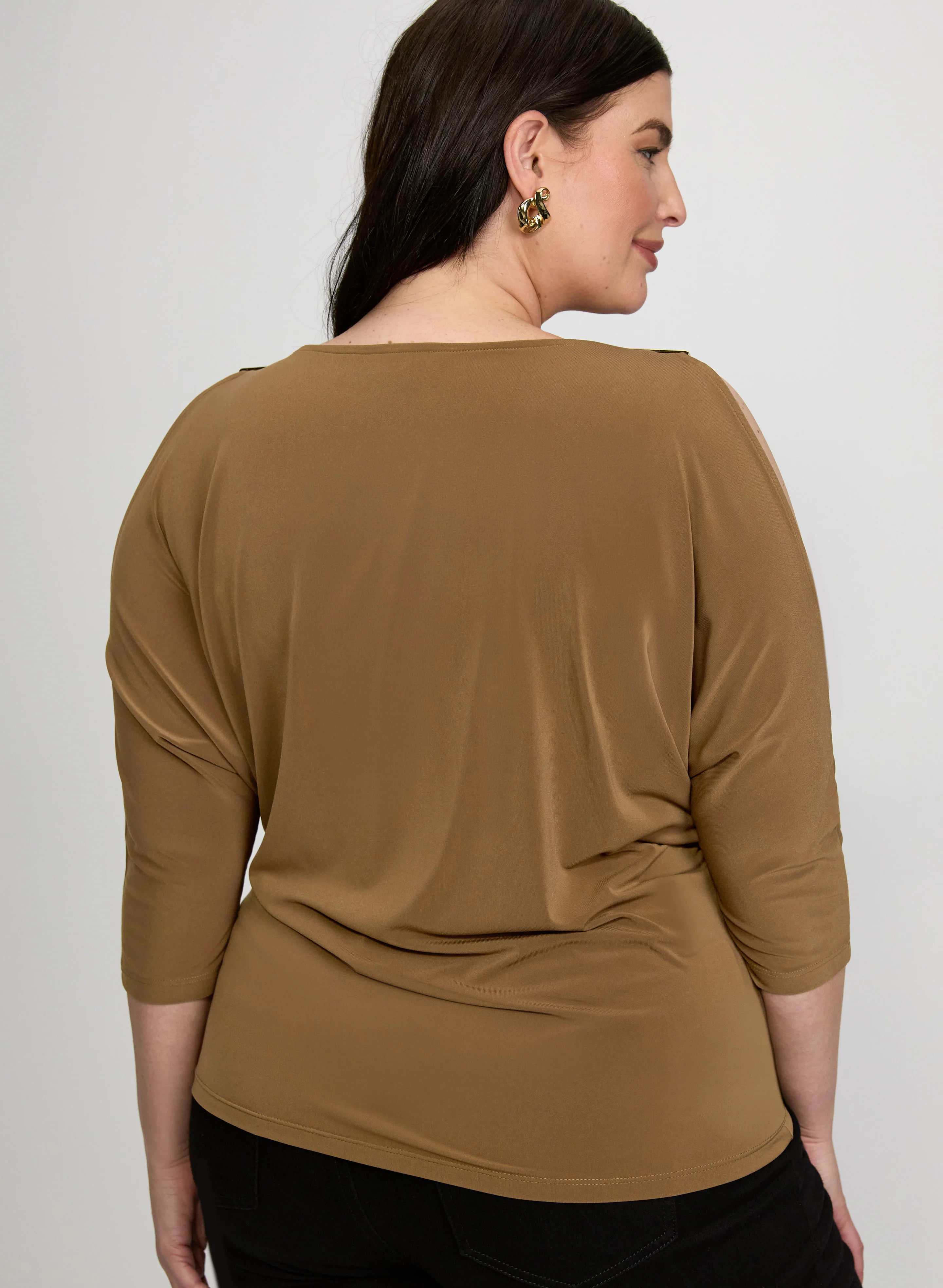 Cutout Dolman Sleeve Top - Image 5