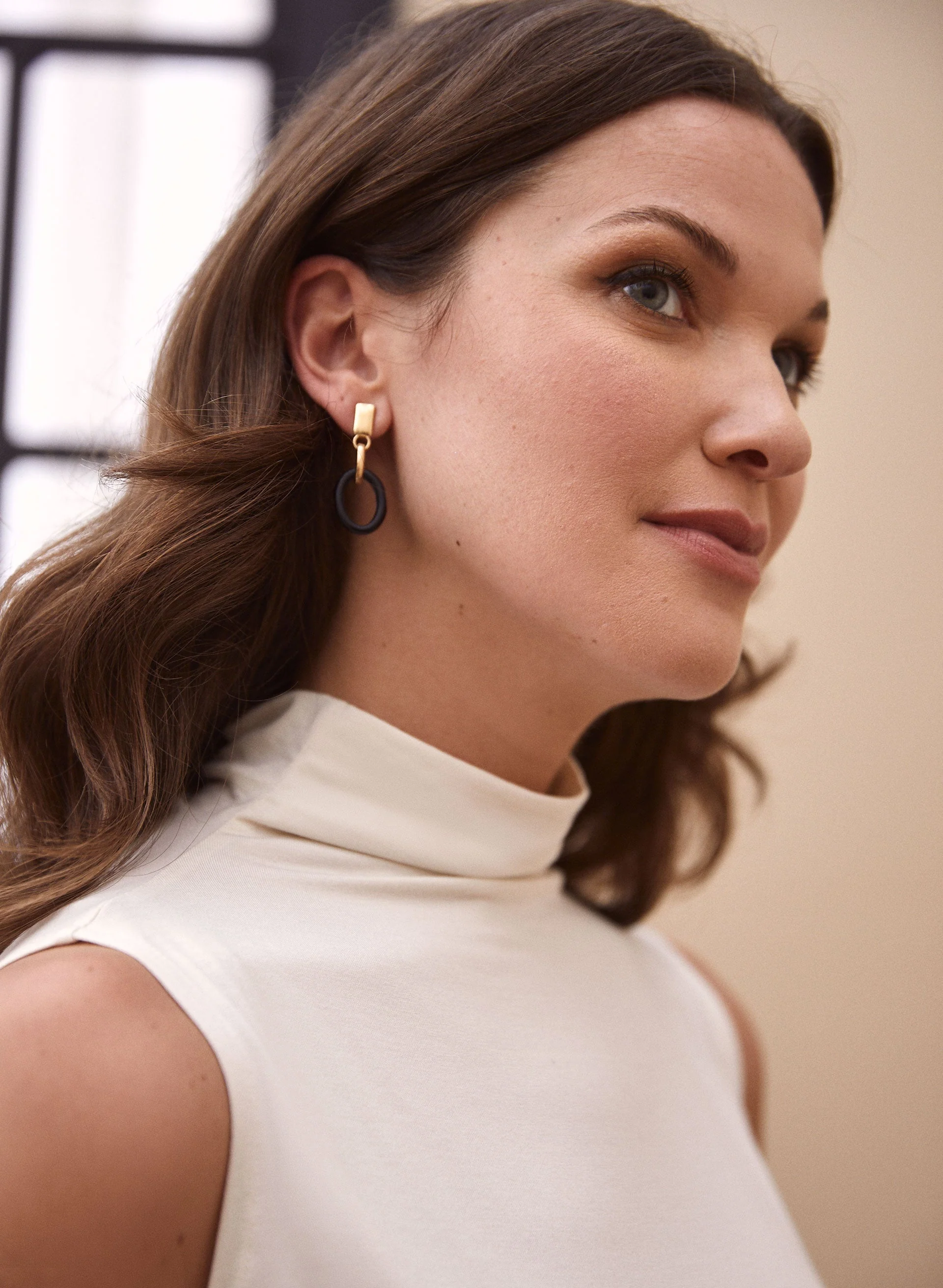 Dangle Hoop Earrings - Image 2
