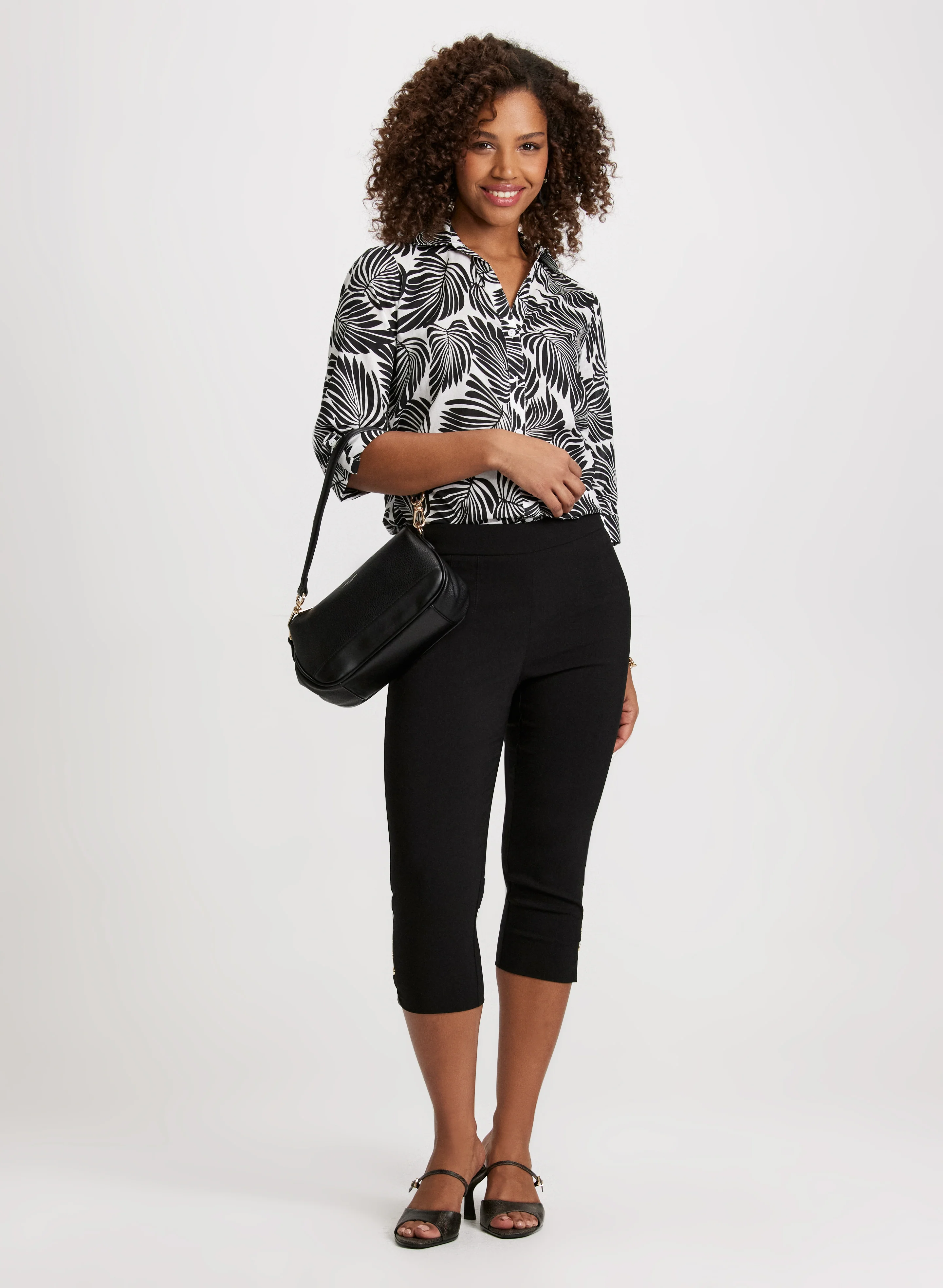 Pull-On Bengaline Capris - Image 3