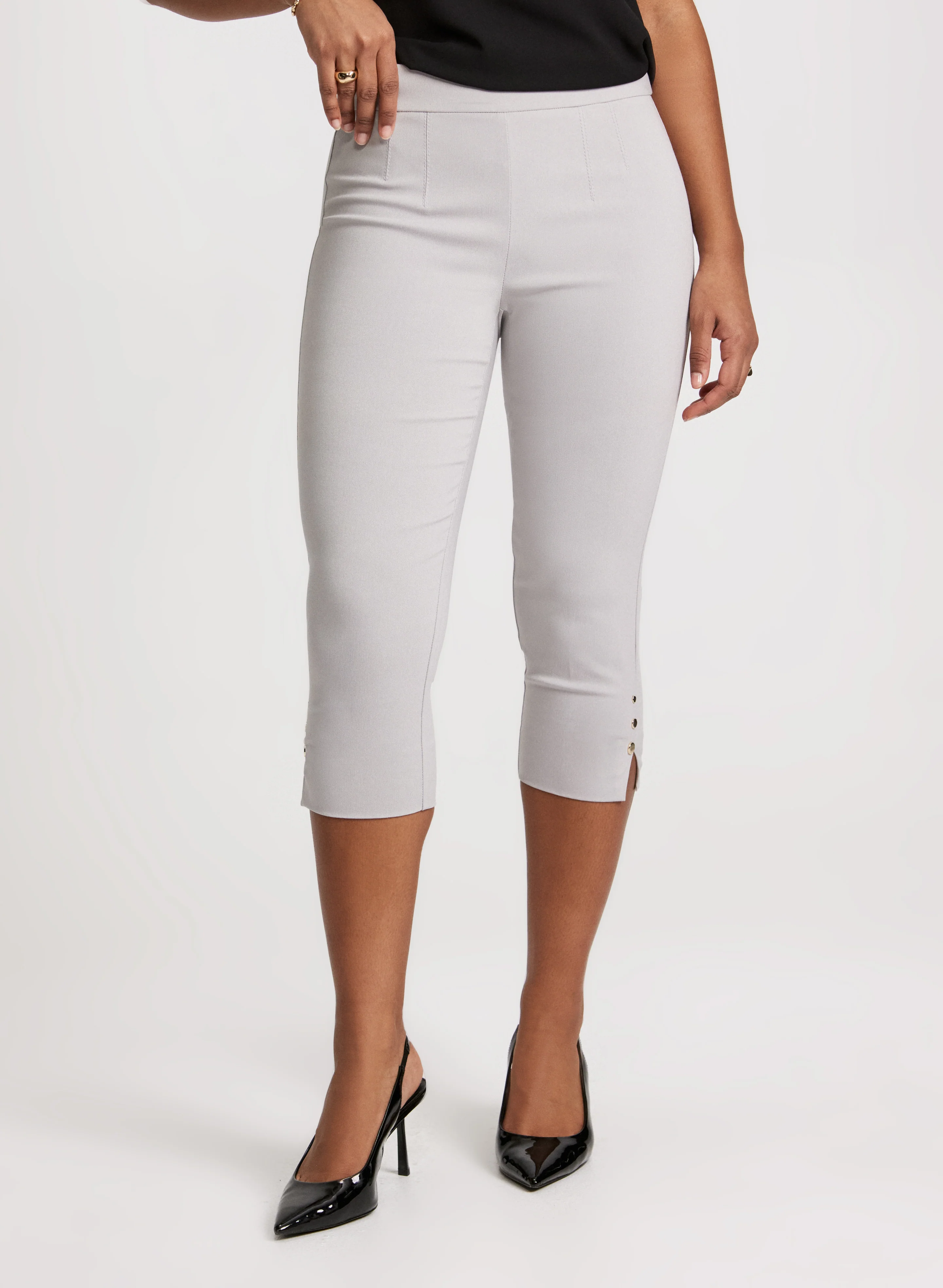 Pull-On Bengaline Capris