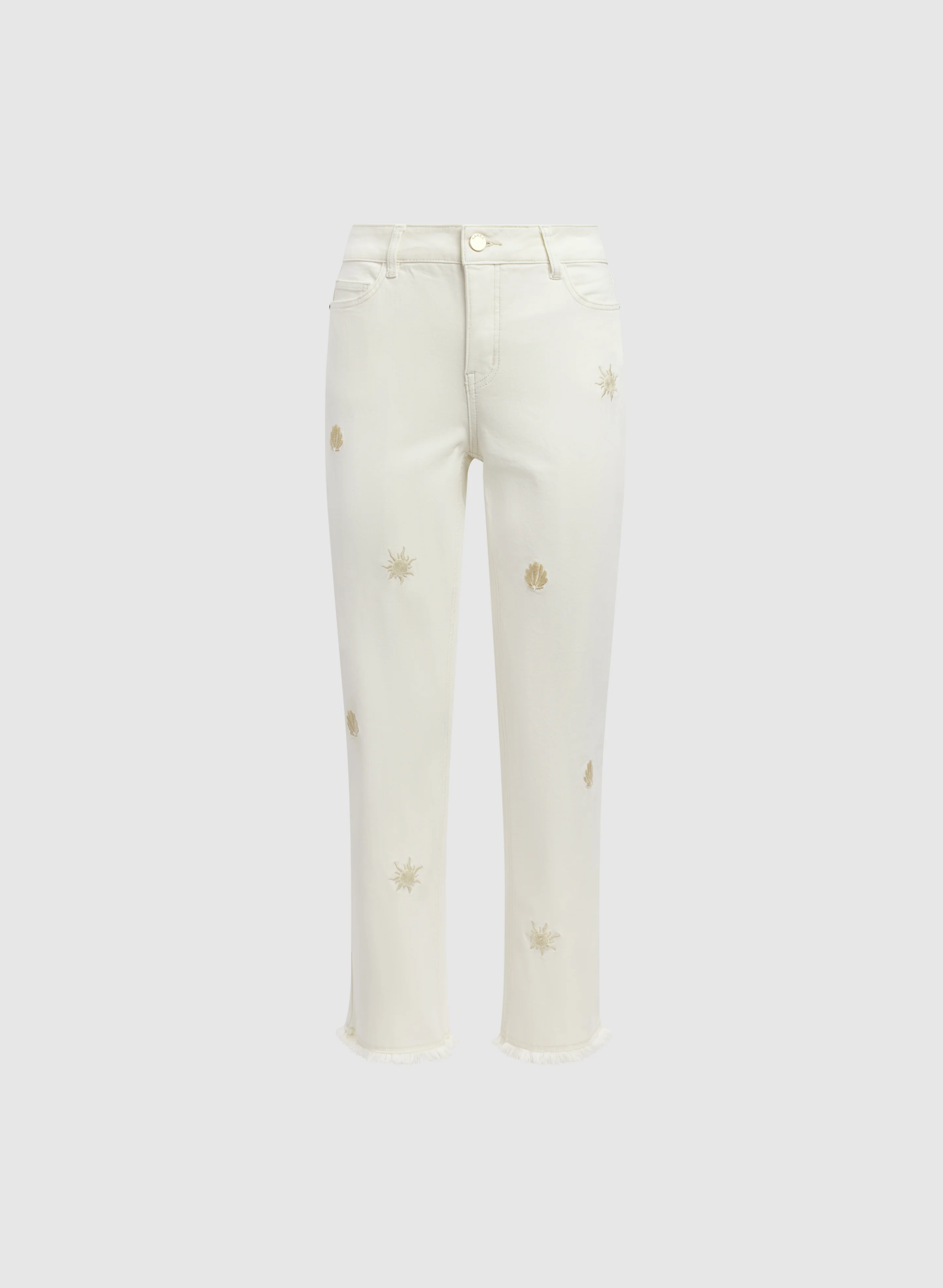 Embroidered Straight-Leg Jeans - Image 6
