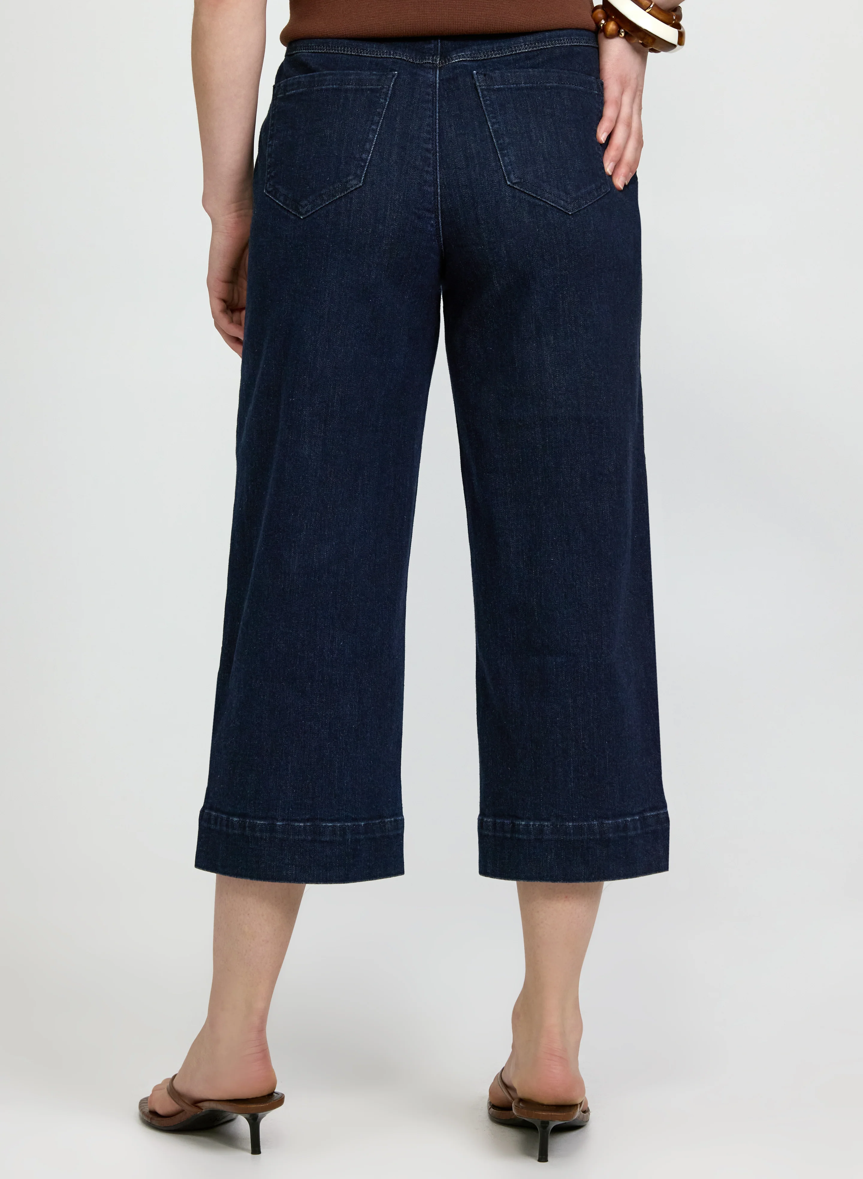 Denim Straight-Leg Capris - Image 4