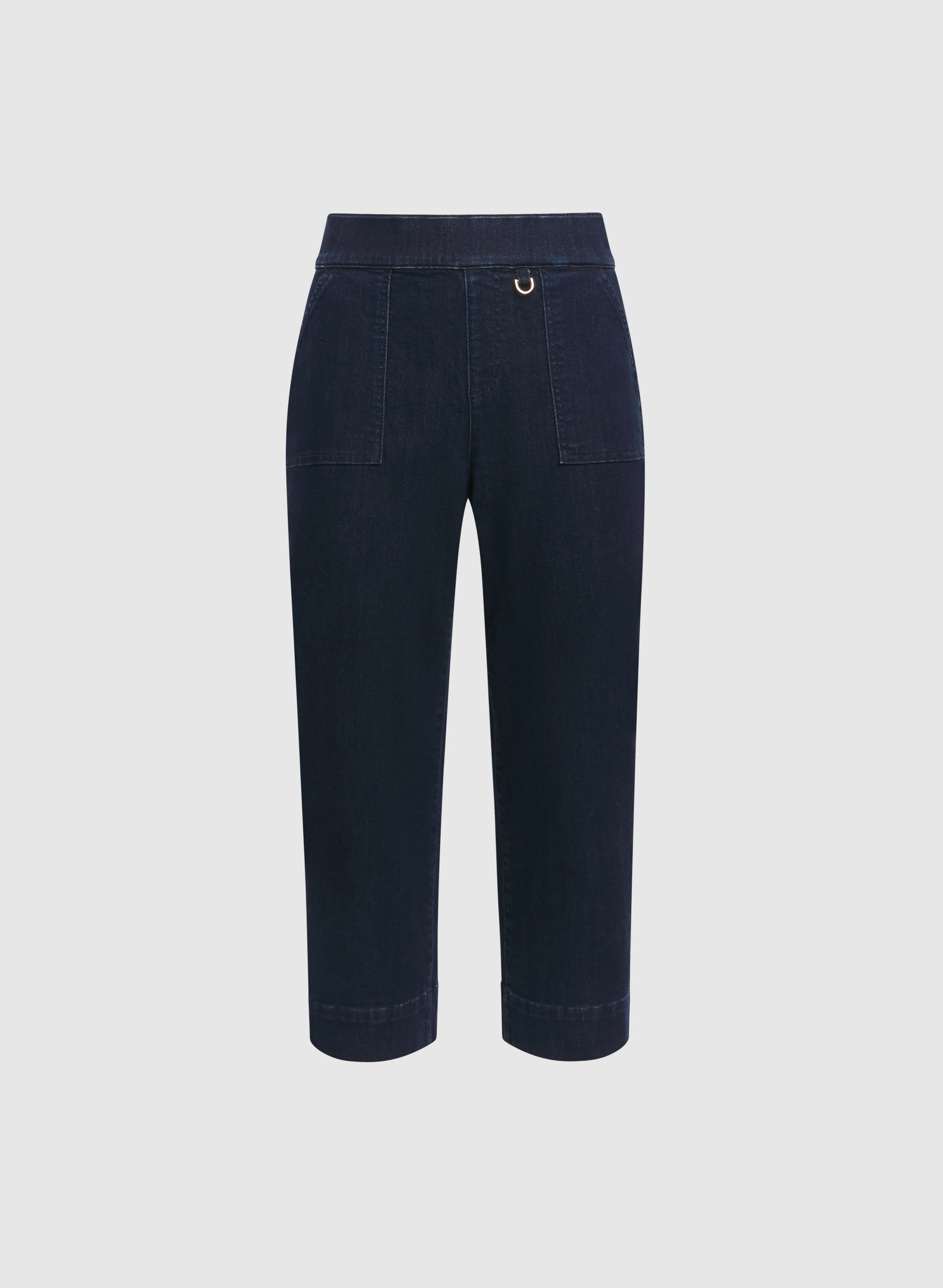 Denim Straight-Leg Capris - Image 6
