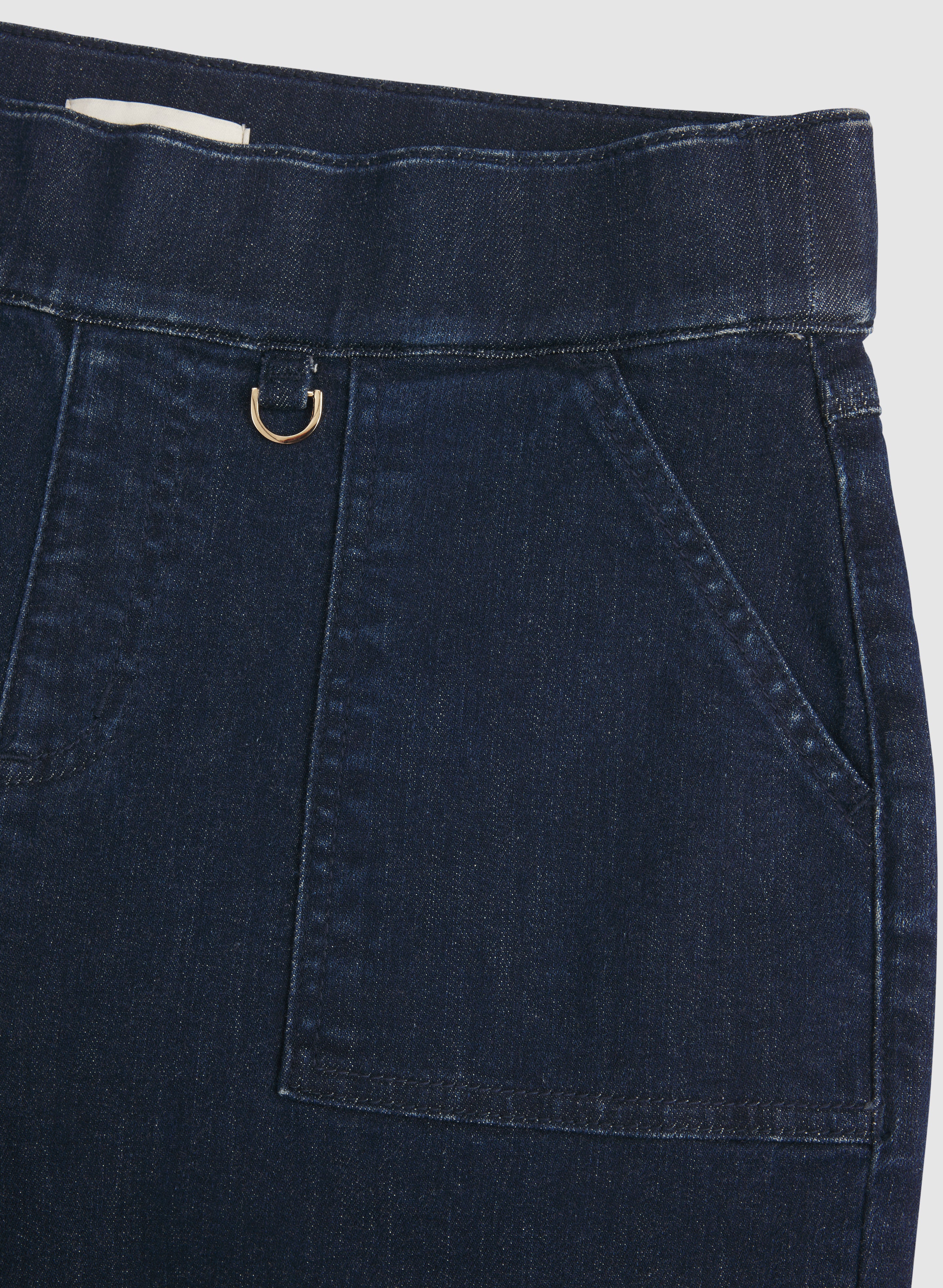 Denim Straight-Leg Capris - Image 7