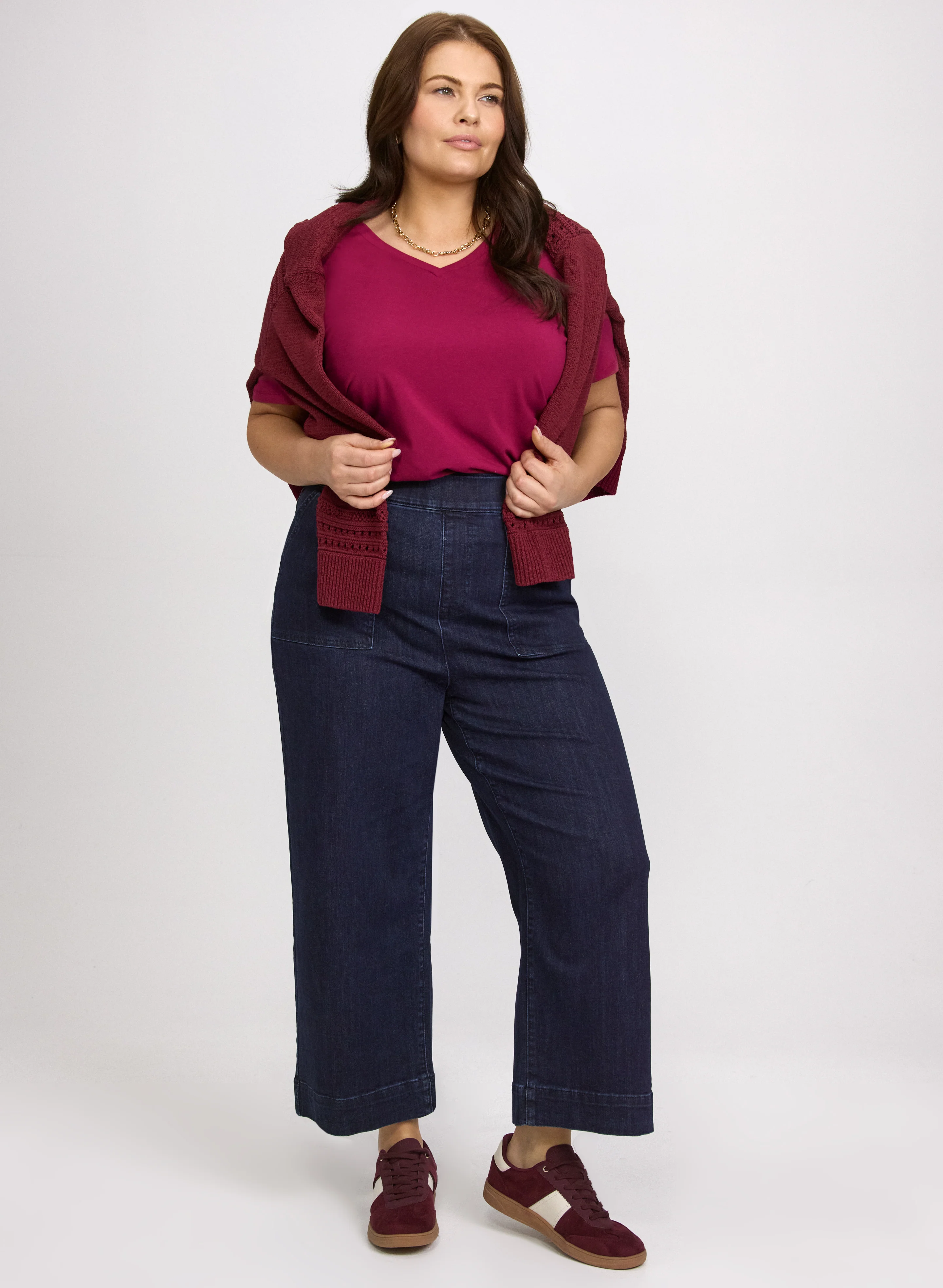 Denim Straight-Leg Capris - Image 3
