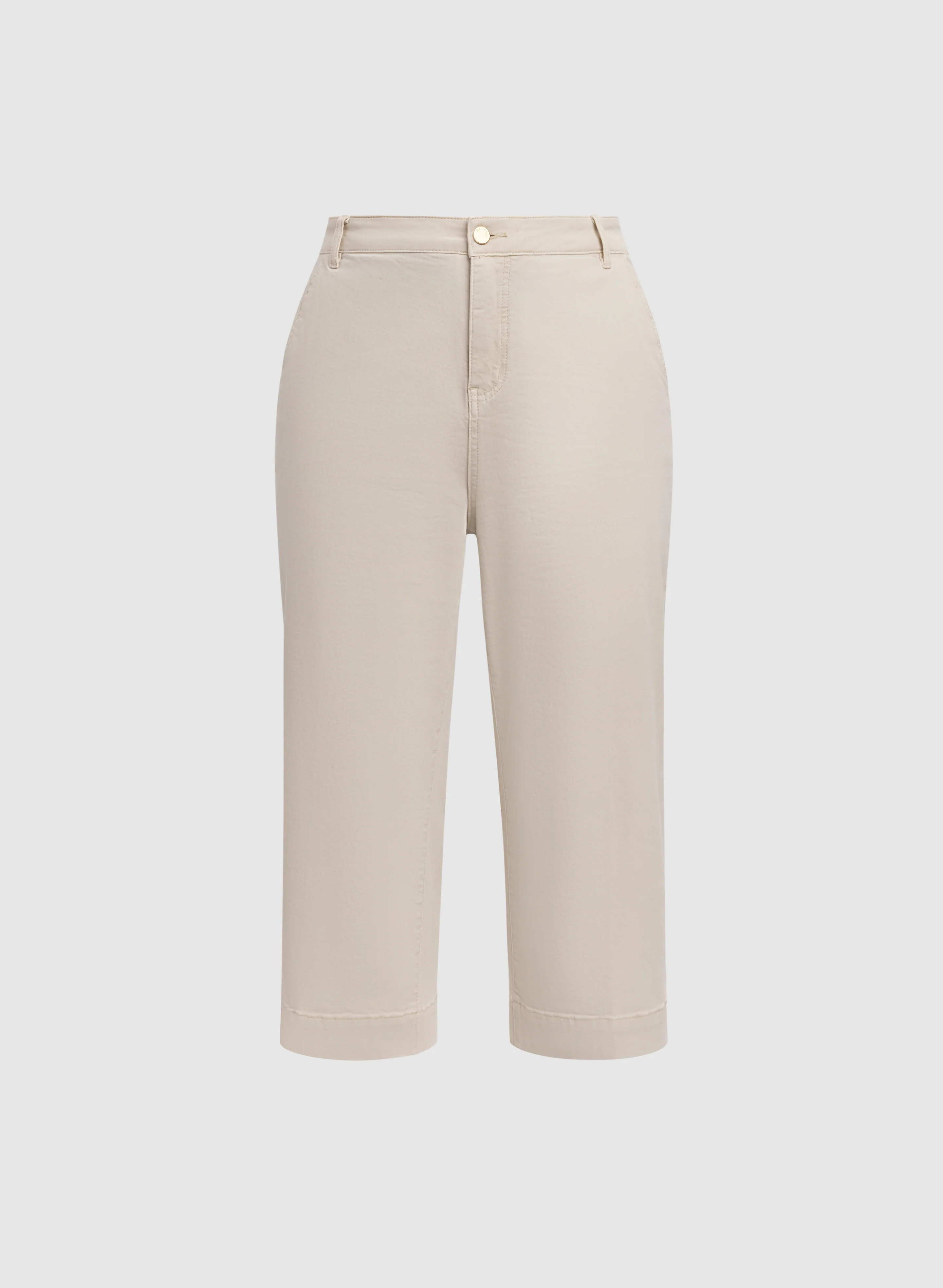 Denim Wide-Leg Capris - Image 6