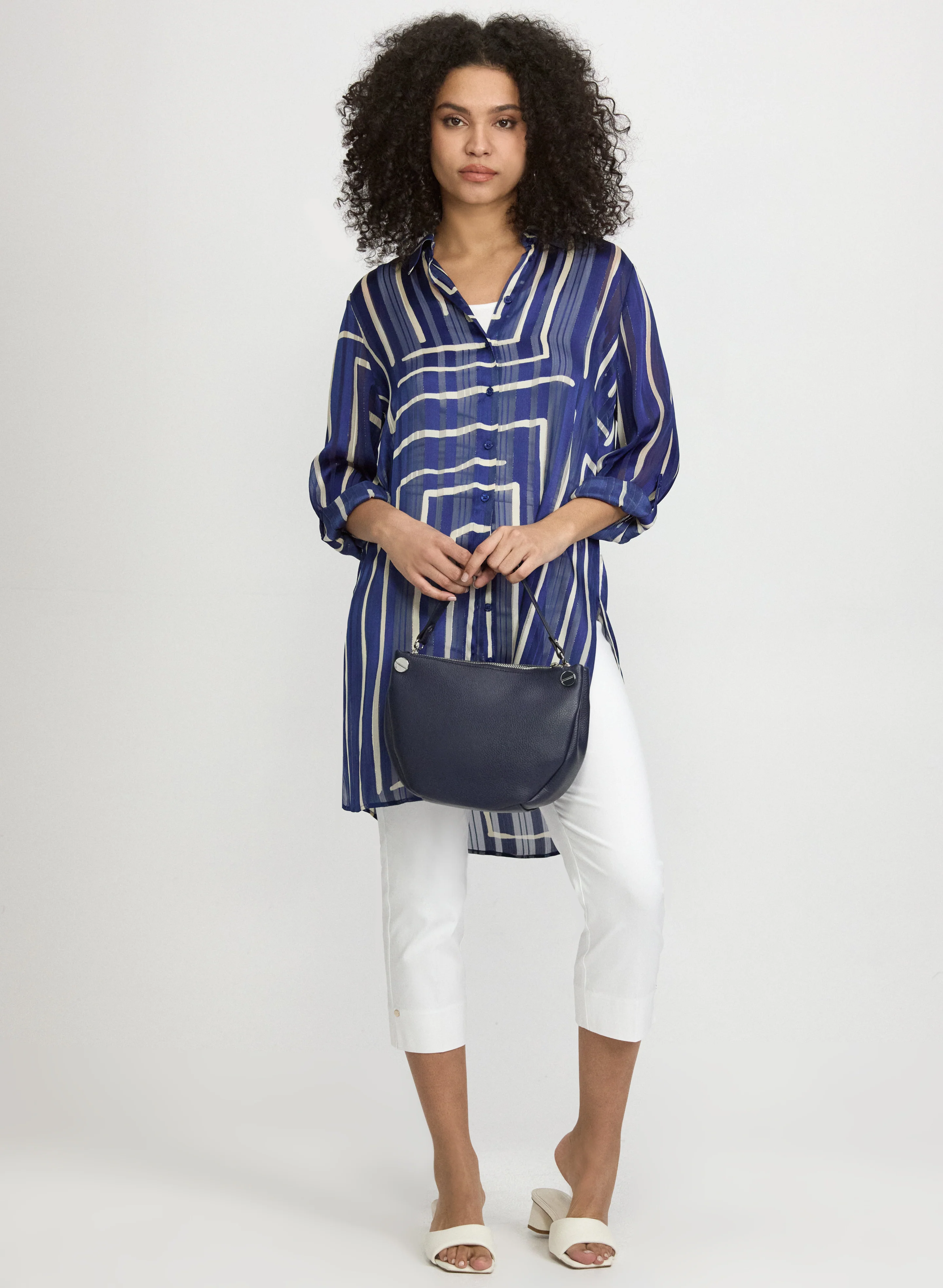 Printed Chiffon Blouse - Image 3