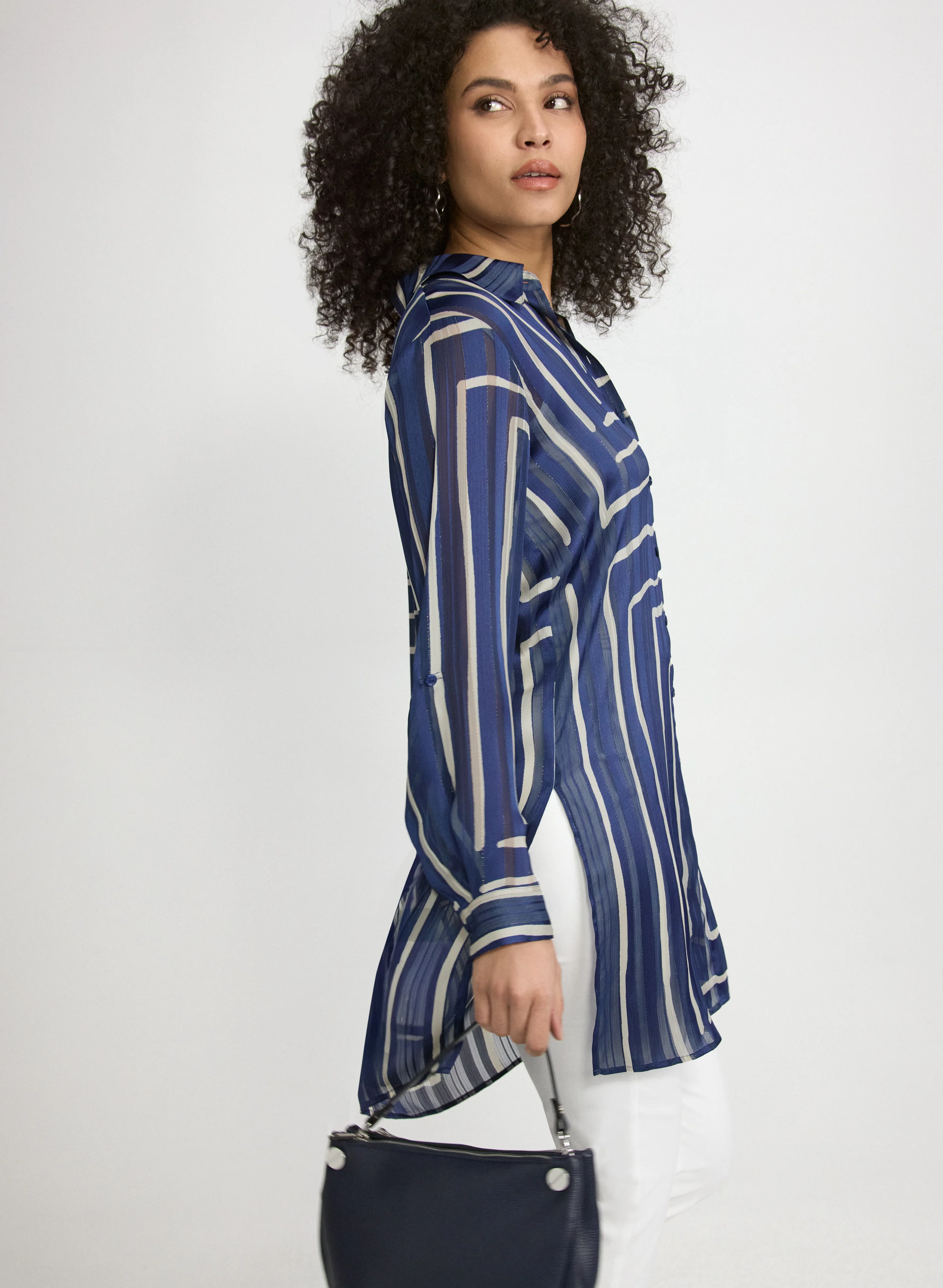 Printed Chiffon Blouse - Image 5