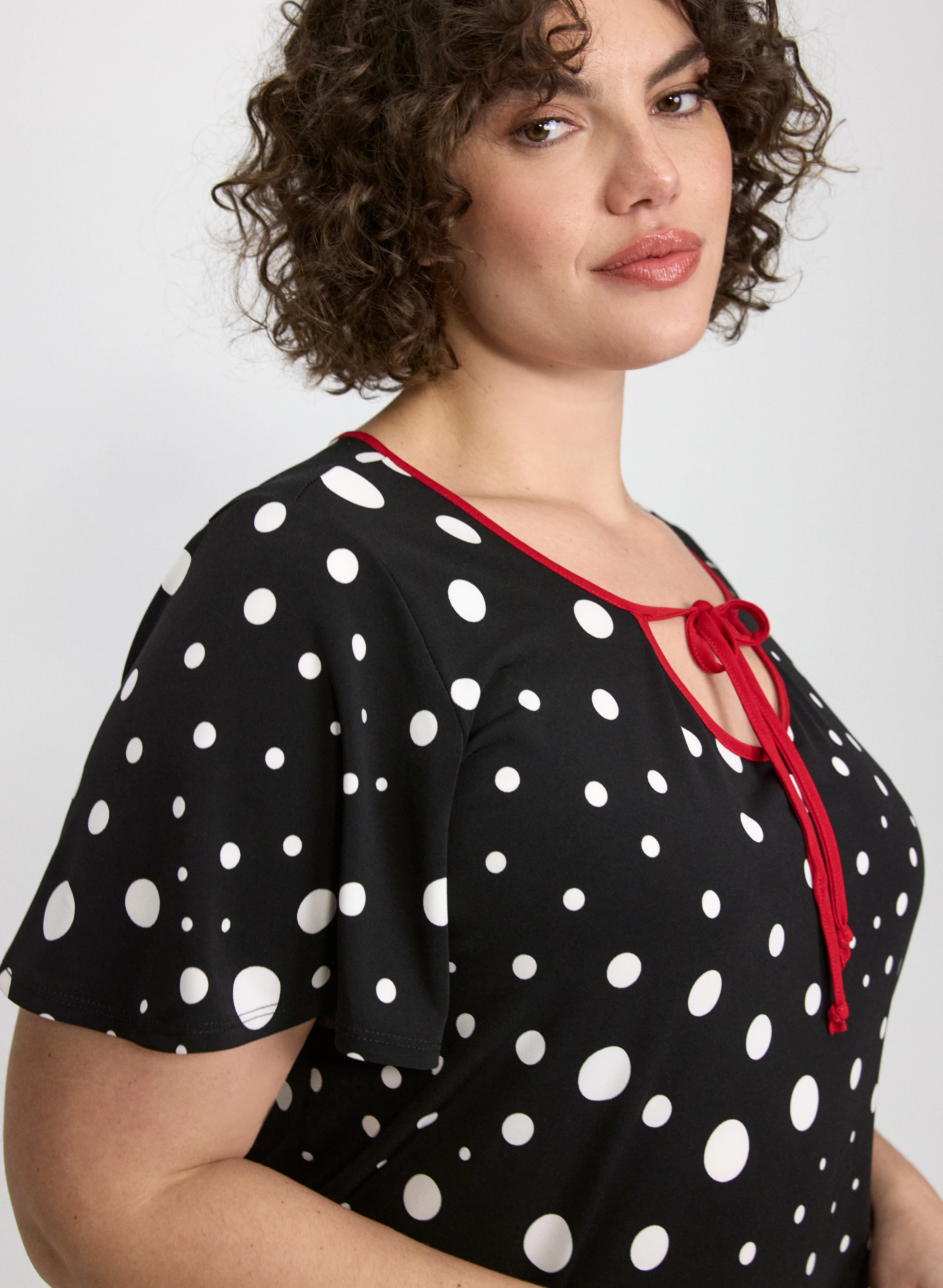 Dot Print Nightgown - Image 2