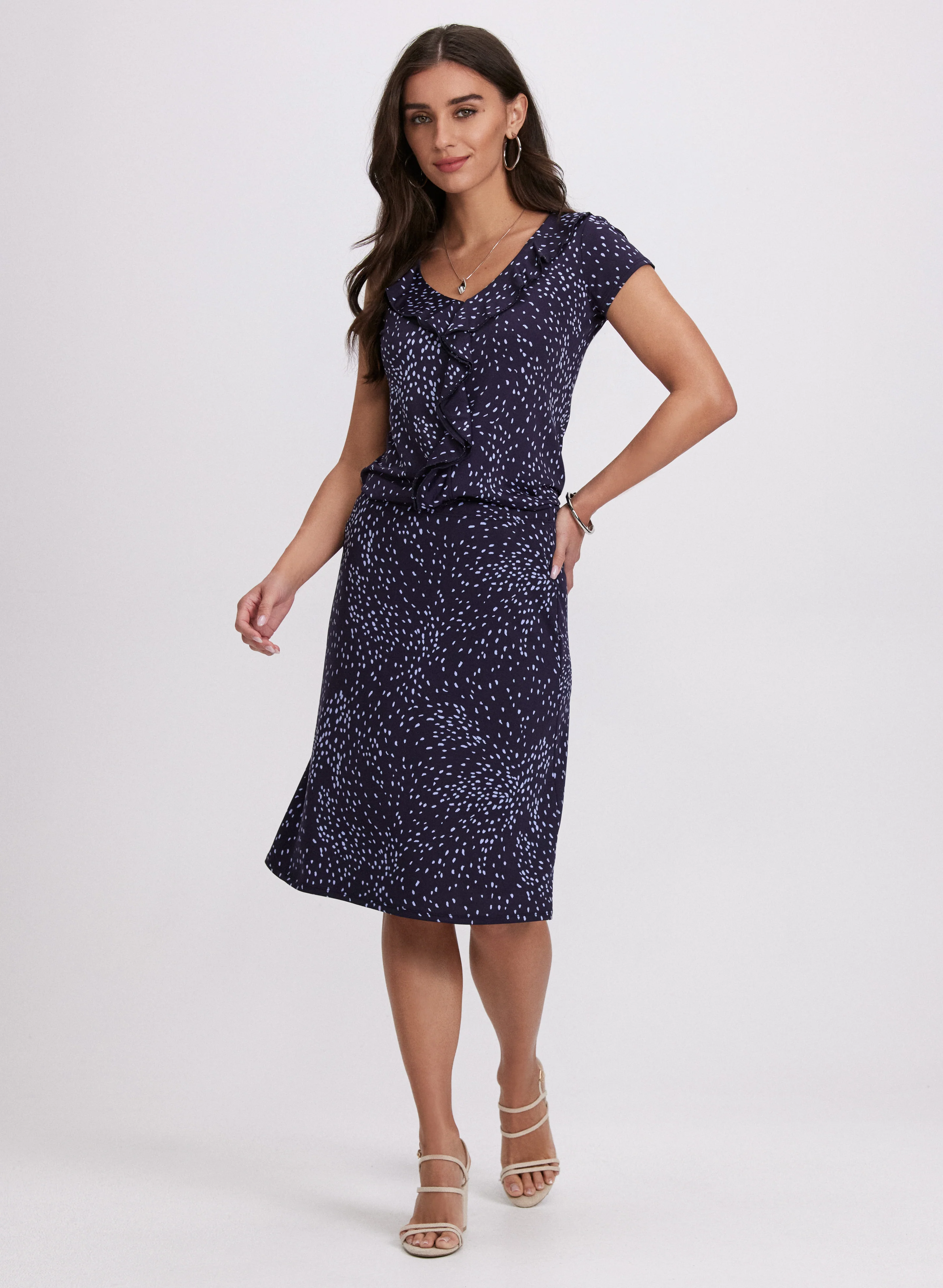 Dot Print Skirt - Image 4