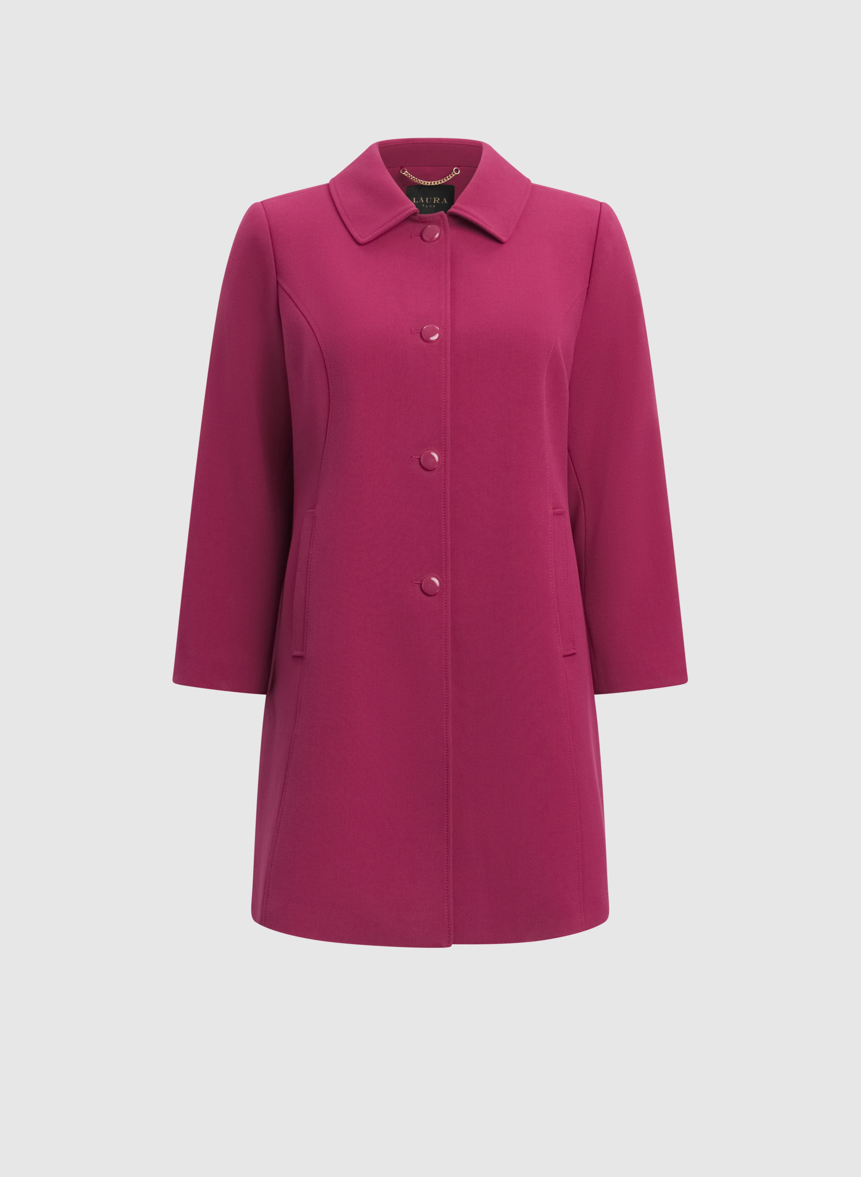 Double Twill Button-Down Coat - Image 8