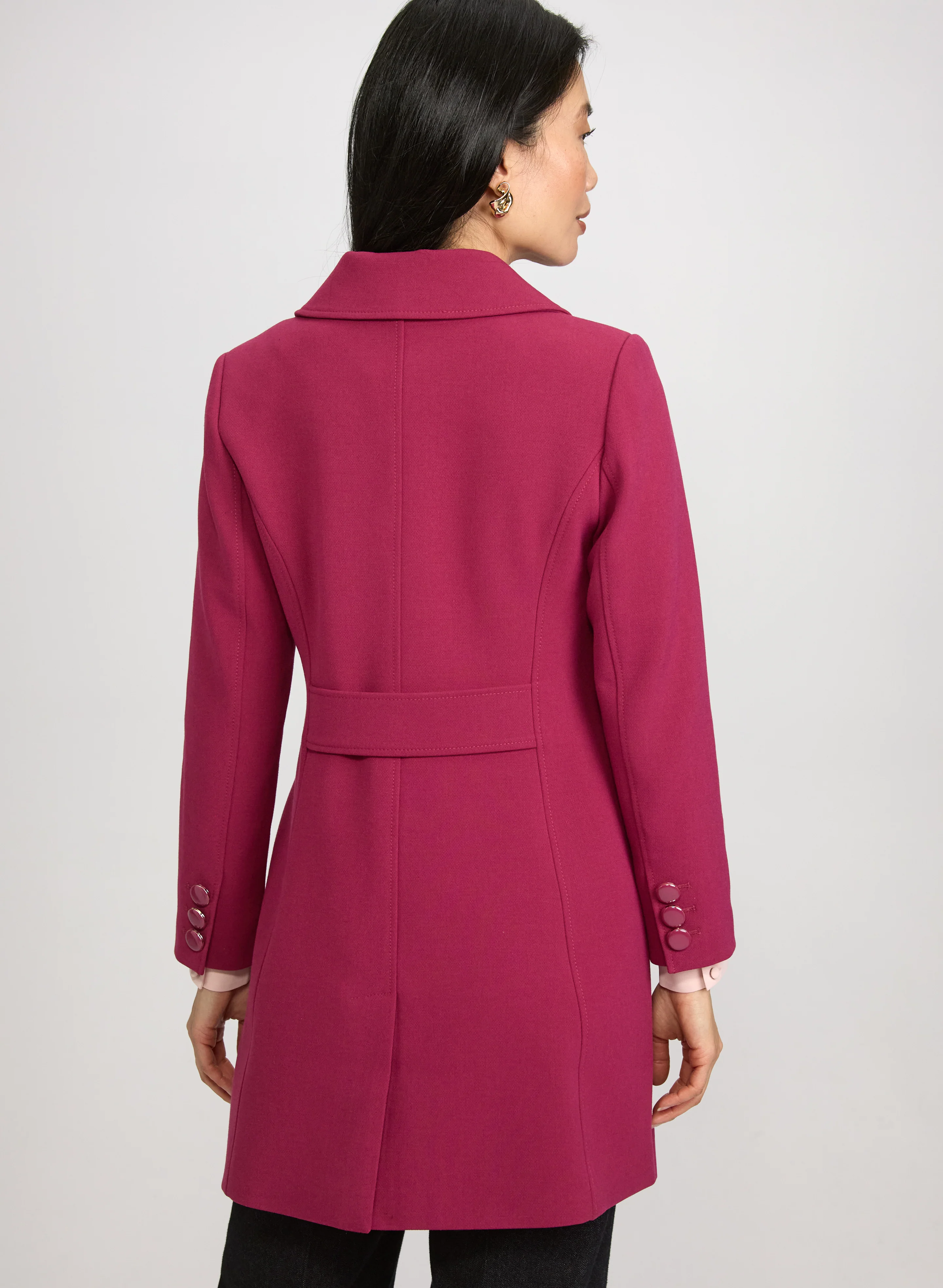 Double Twill Button-Down Coat - Image 5