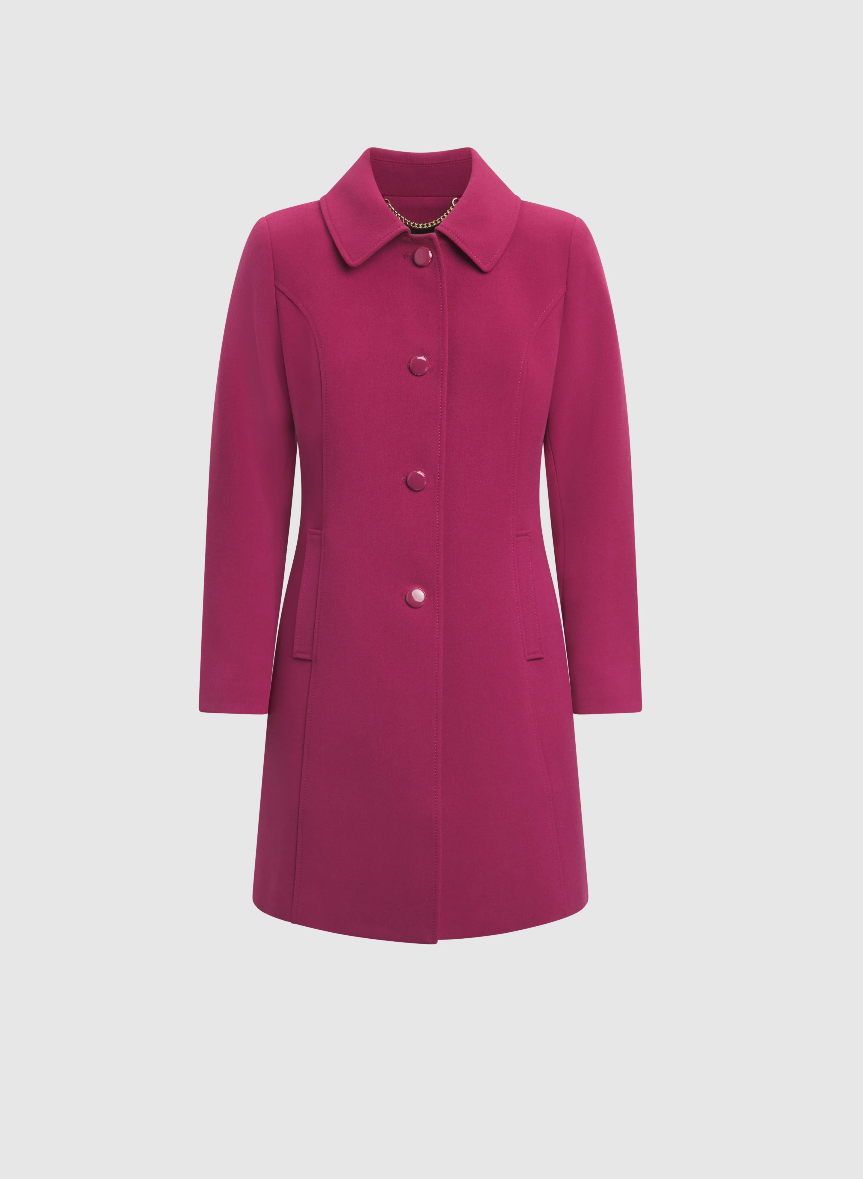 Double Twill Button-Down Coat - Image 8