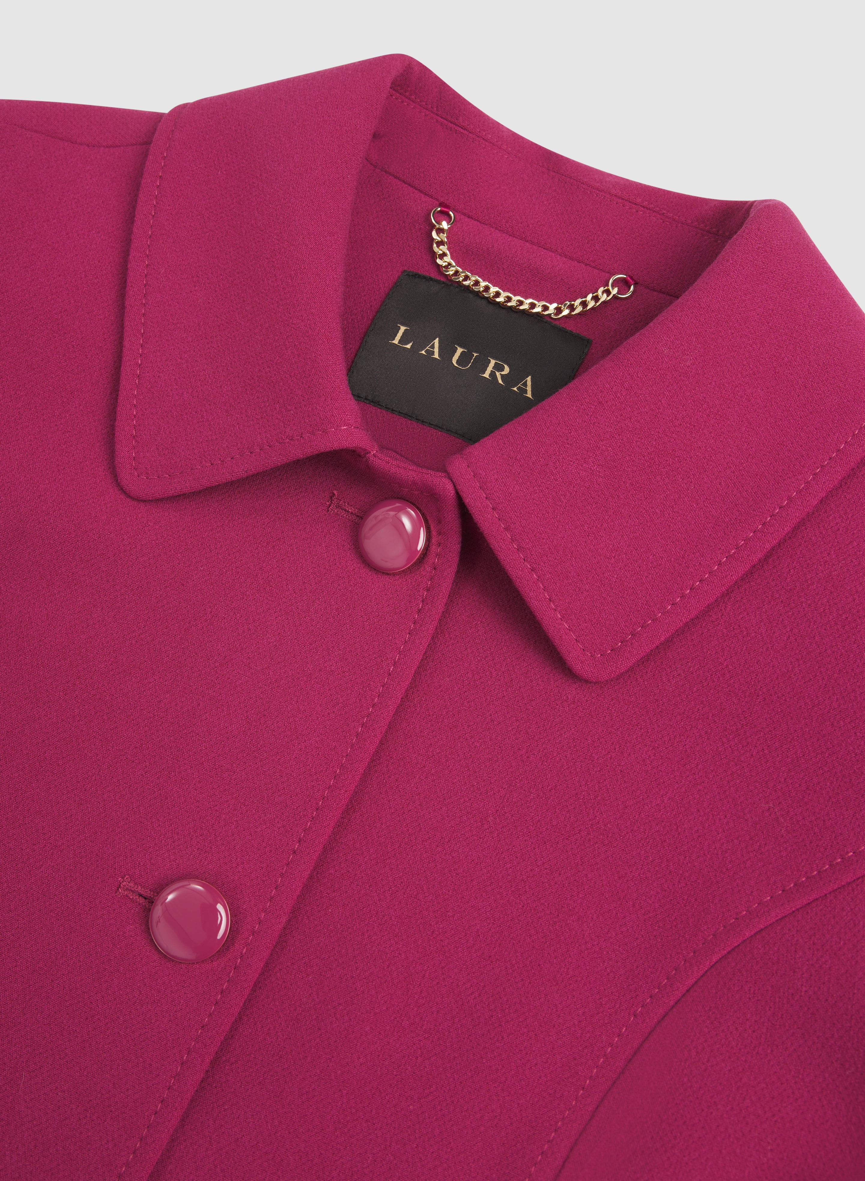 Double Twill Button-Down Coat - Image 9