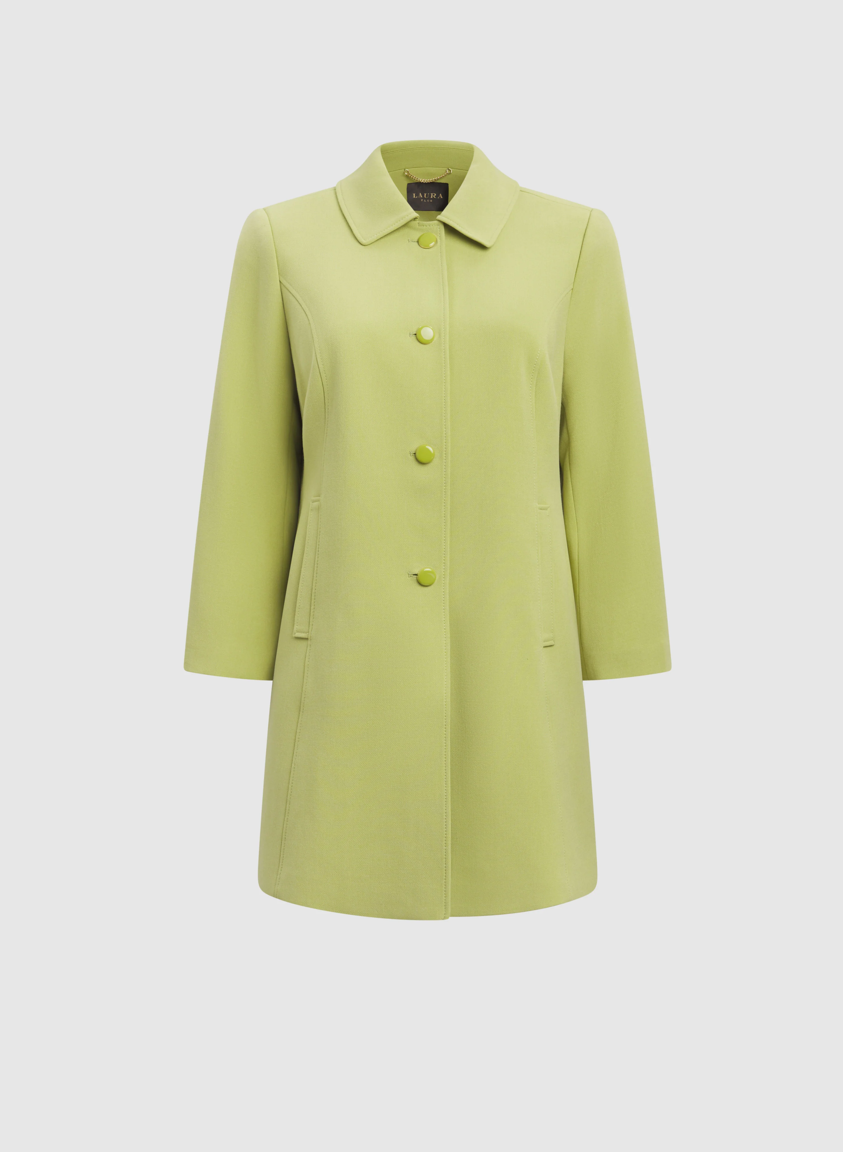 Double Twill Button-Down Coat - Image 7