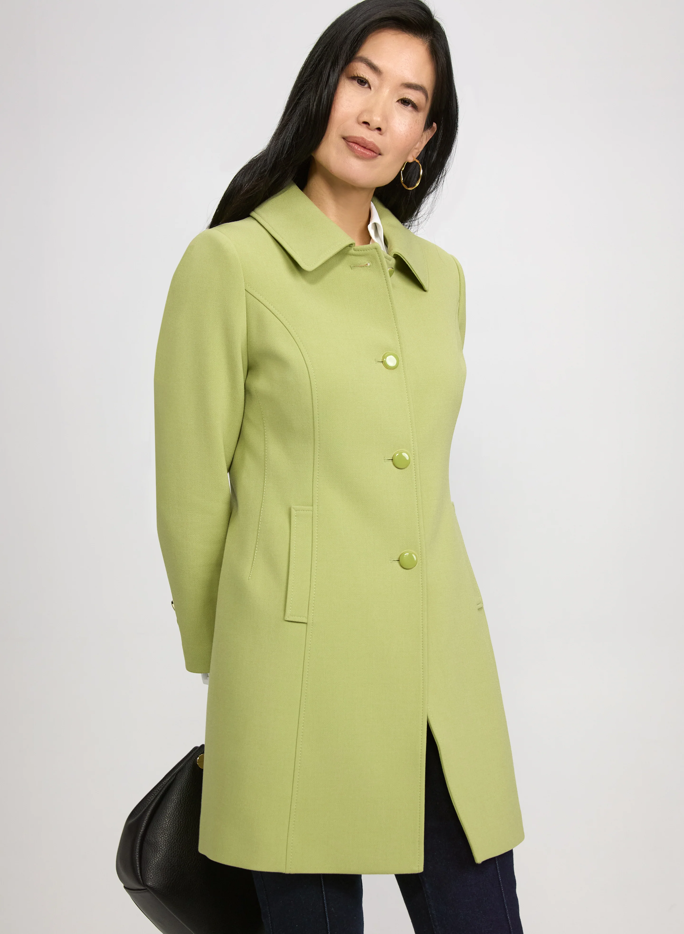 Double Twill Button-Down Coat - Image 2