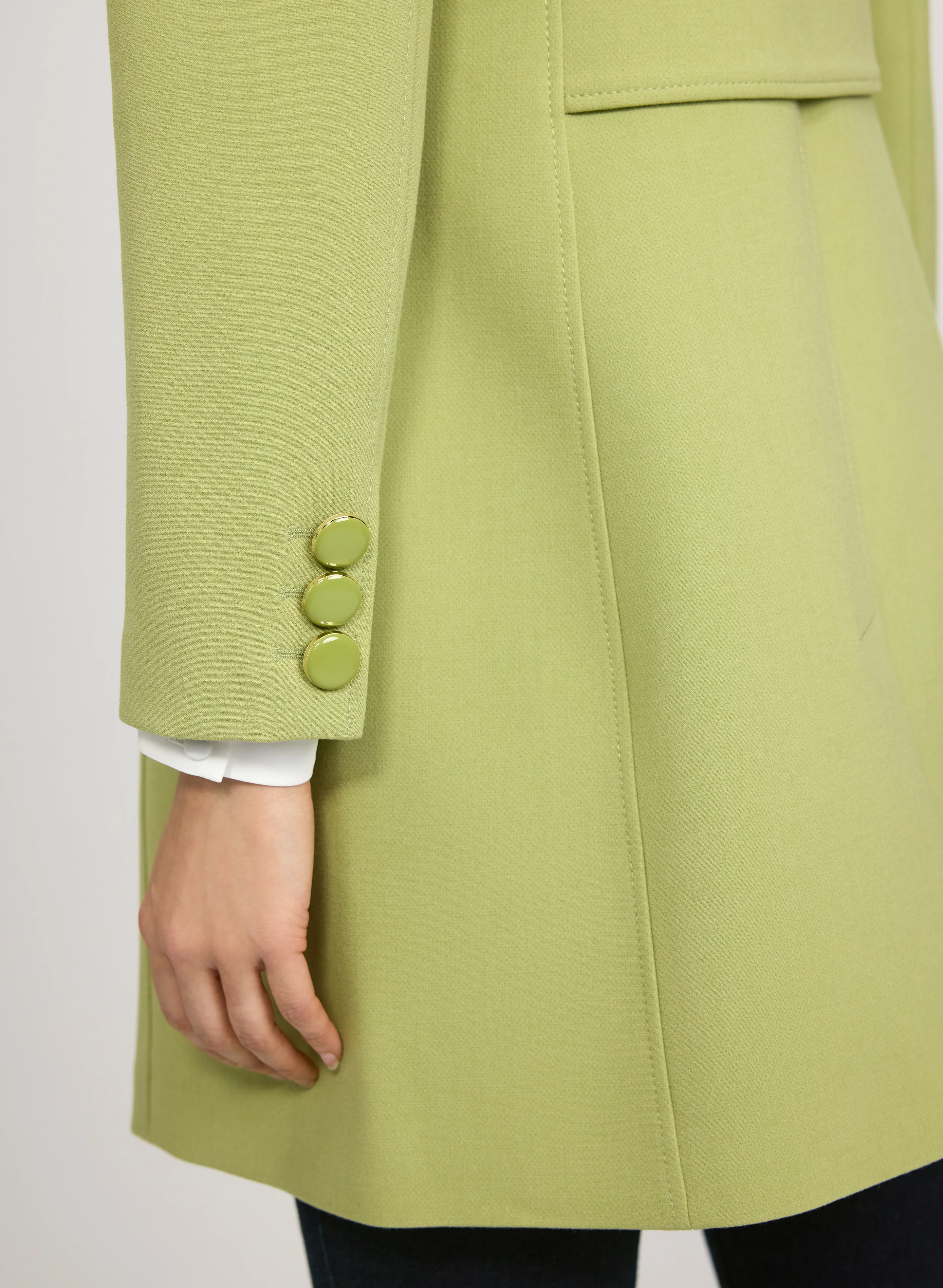 Double Twill Button-Down Coat - Image 6