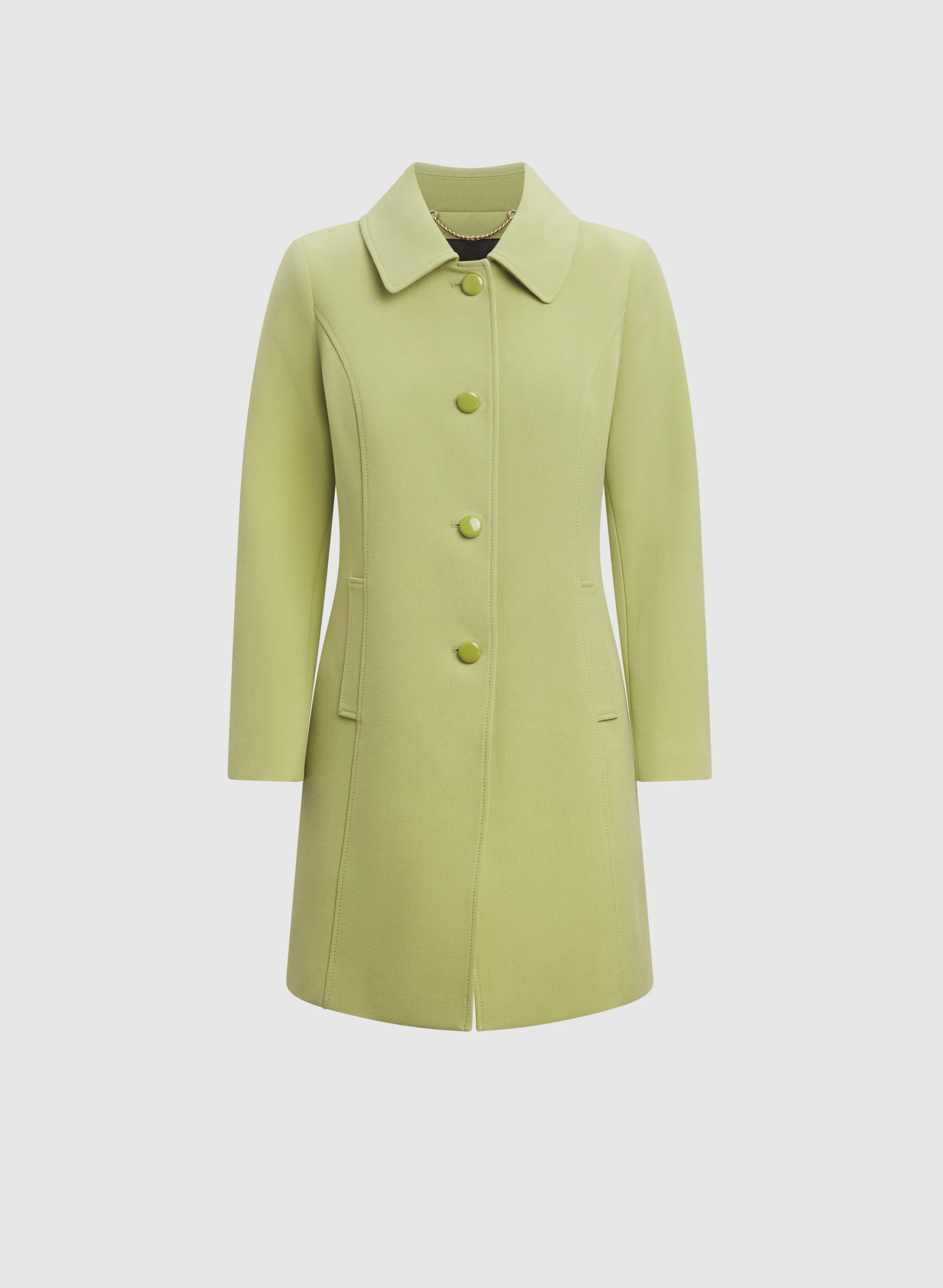 Double Twill Button-Down Coat - Image 8